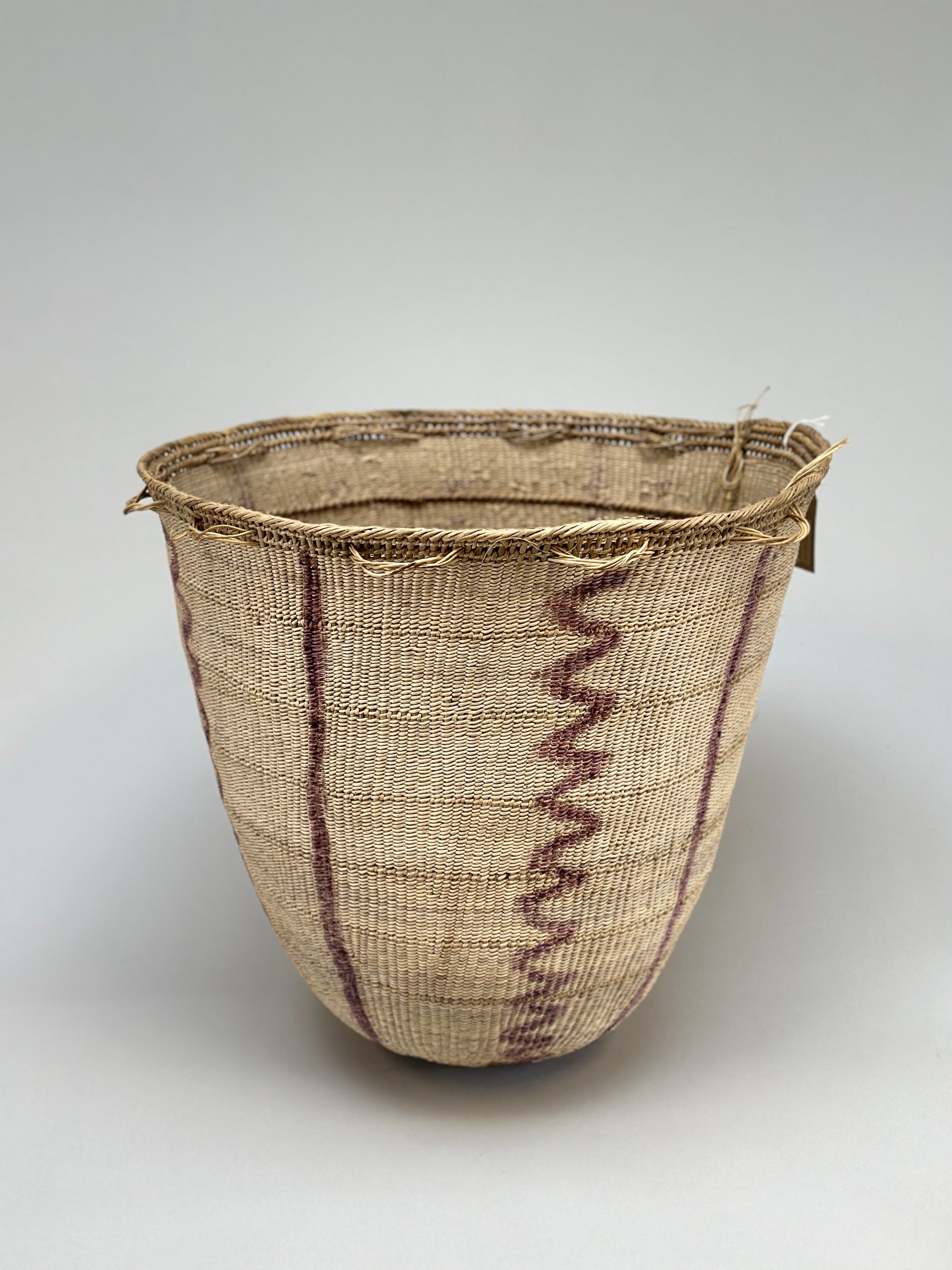 Wii Basket With Purple Graphism by Yanomami