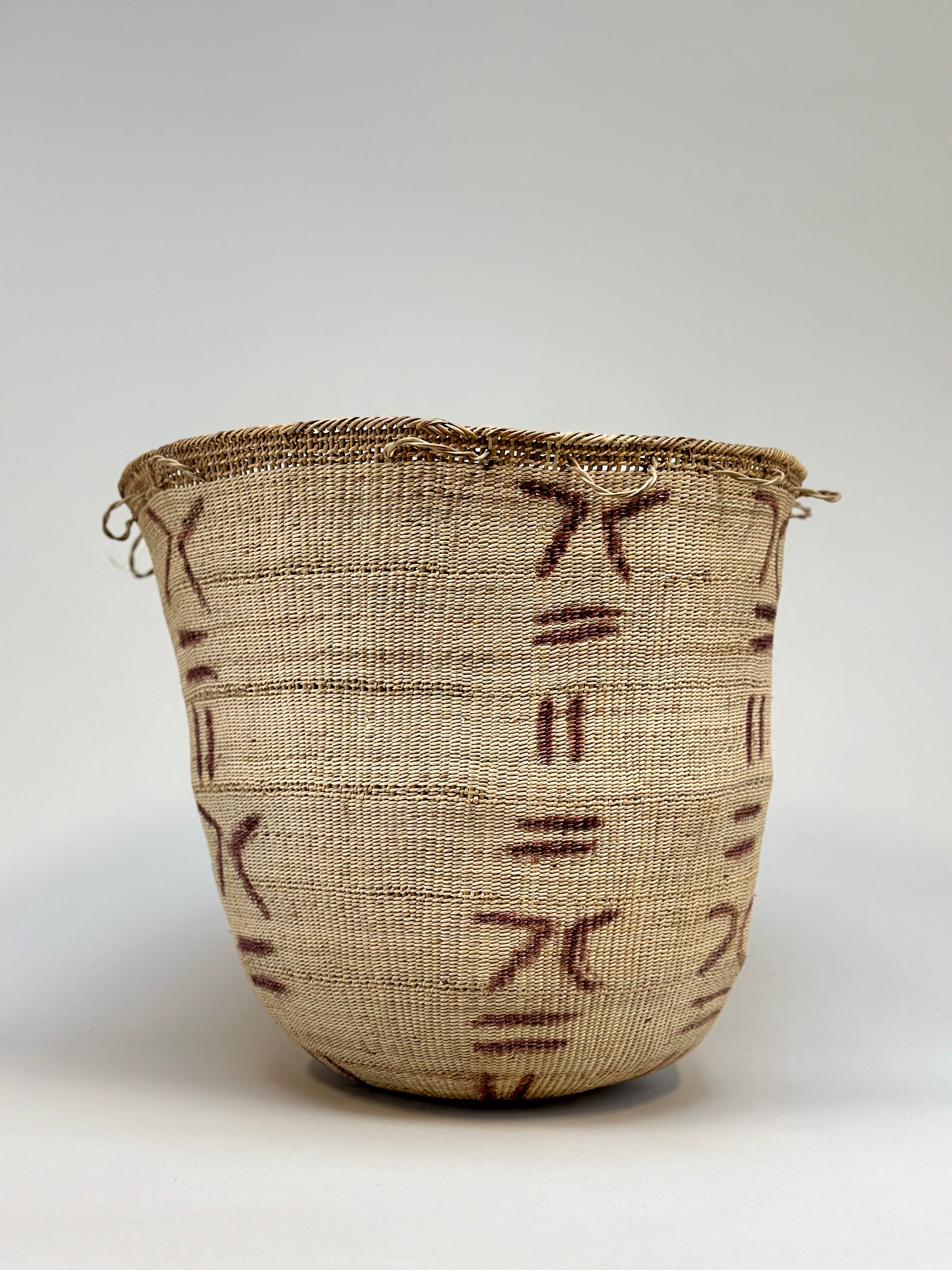 Wii Basket With Purple Graphism by Yanomami