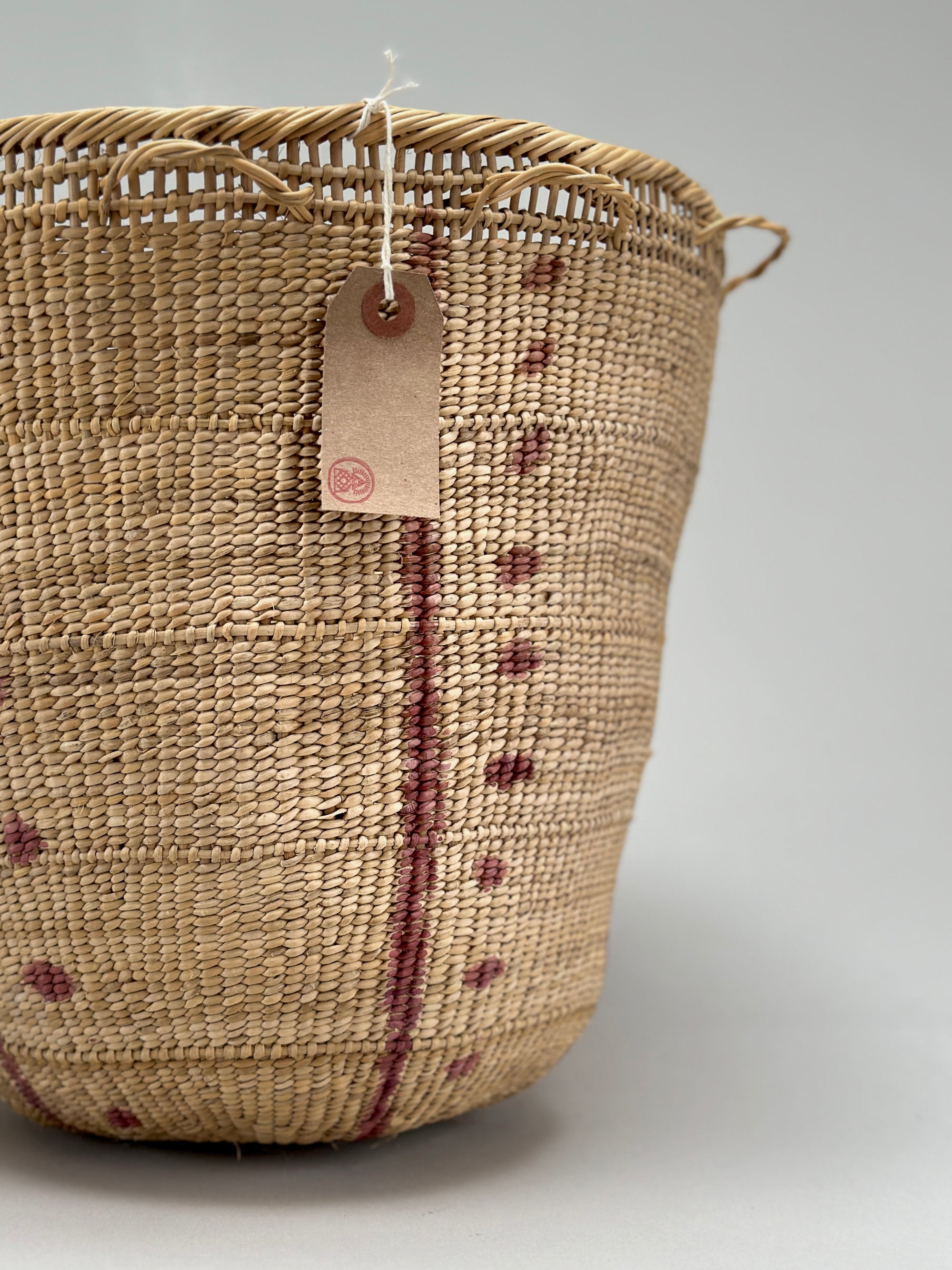 Wii Basket With Purple Graphism by Yanomami