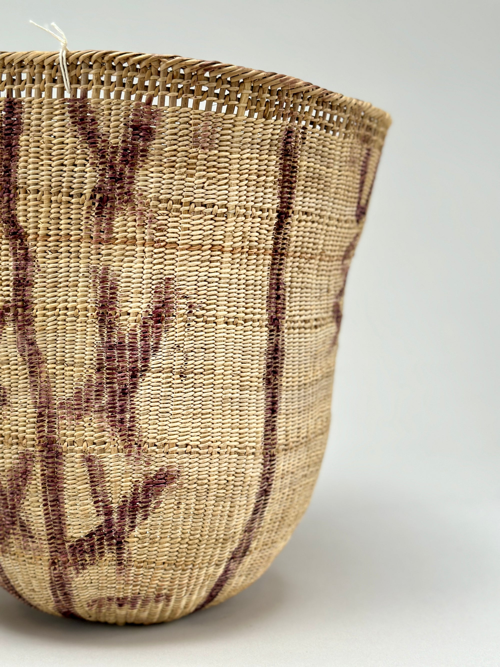 Wii Basket With Purple Graphism by Yanomami