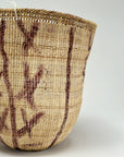 Wii Basket With Purple Graphism by Yanomami