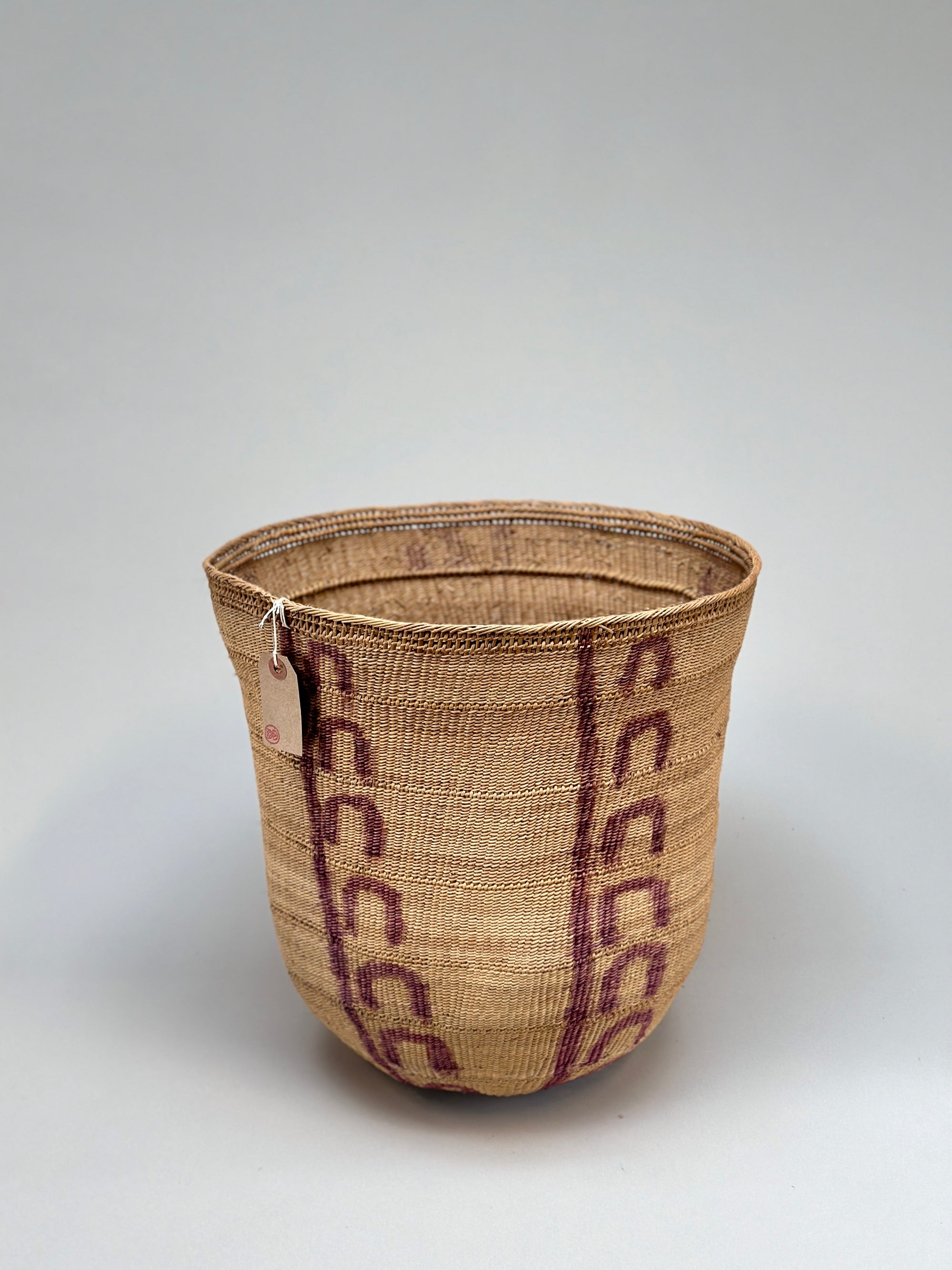Wii Basket With Purple Graphism by Yanomami