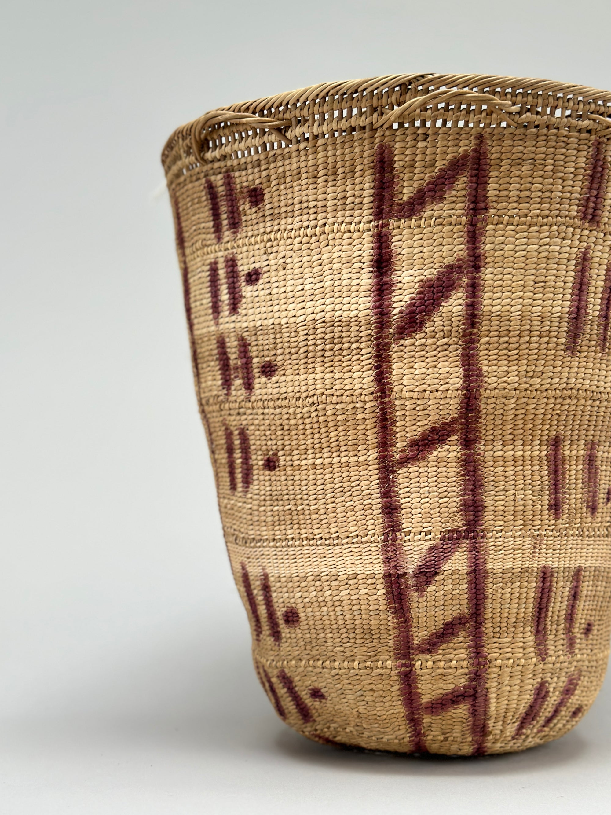Wii Basket With Purple Graphism by Yanomami