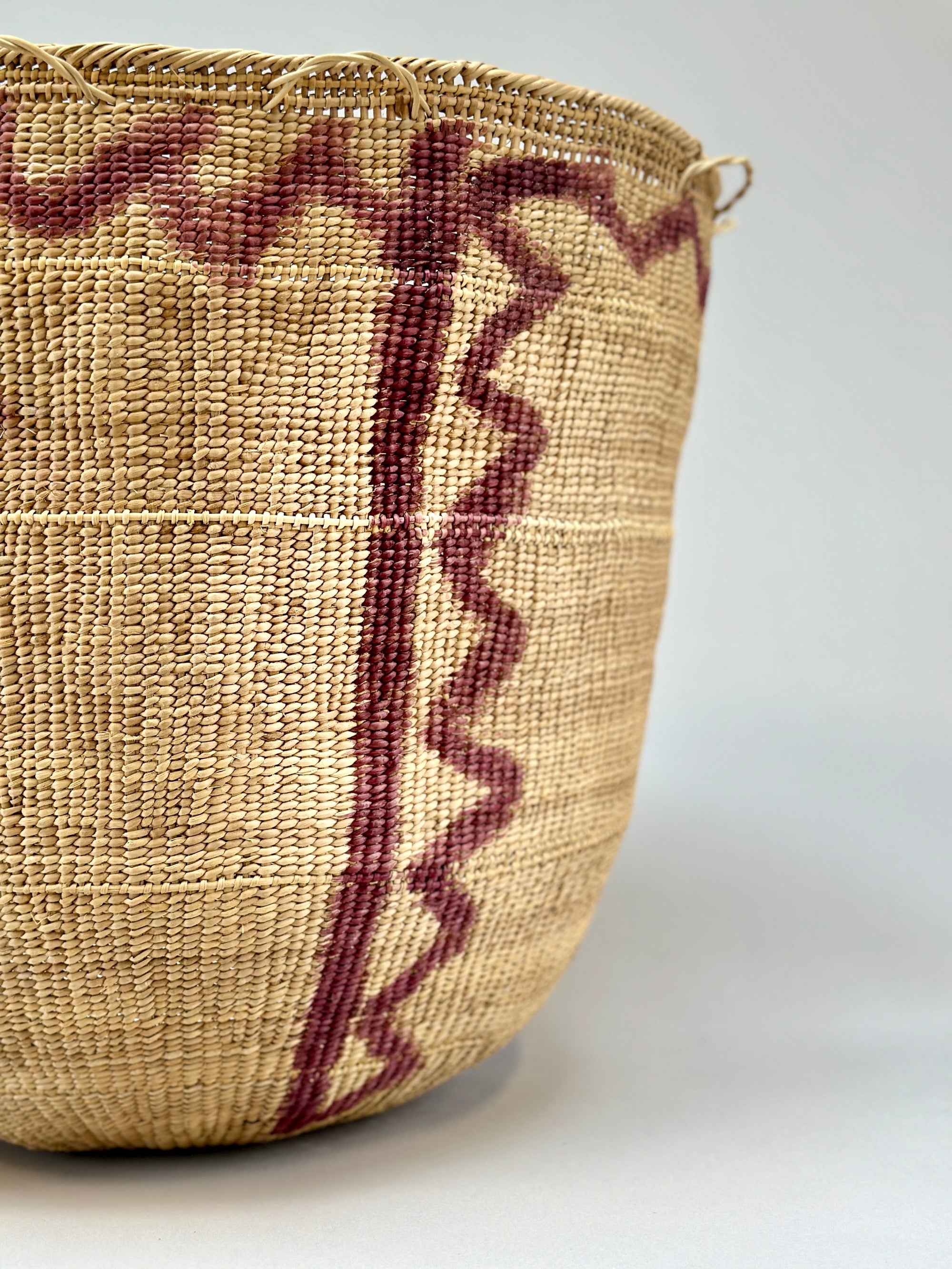 Wii Basket With Purple Graphism by Yanomami