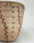 Wii Basket With Purple Graphism by Yanomami