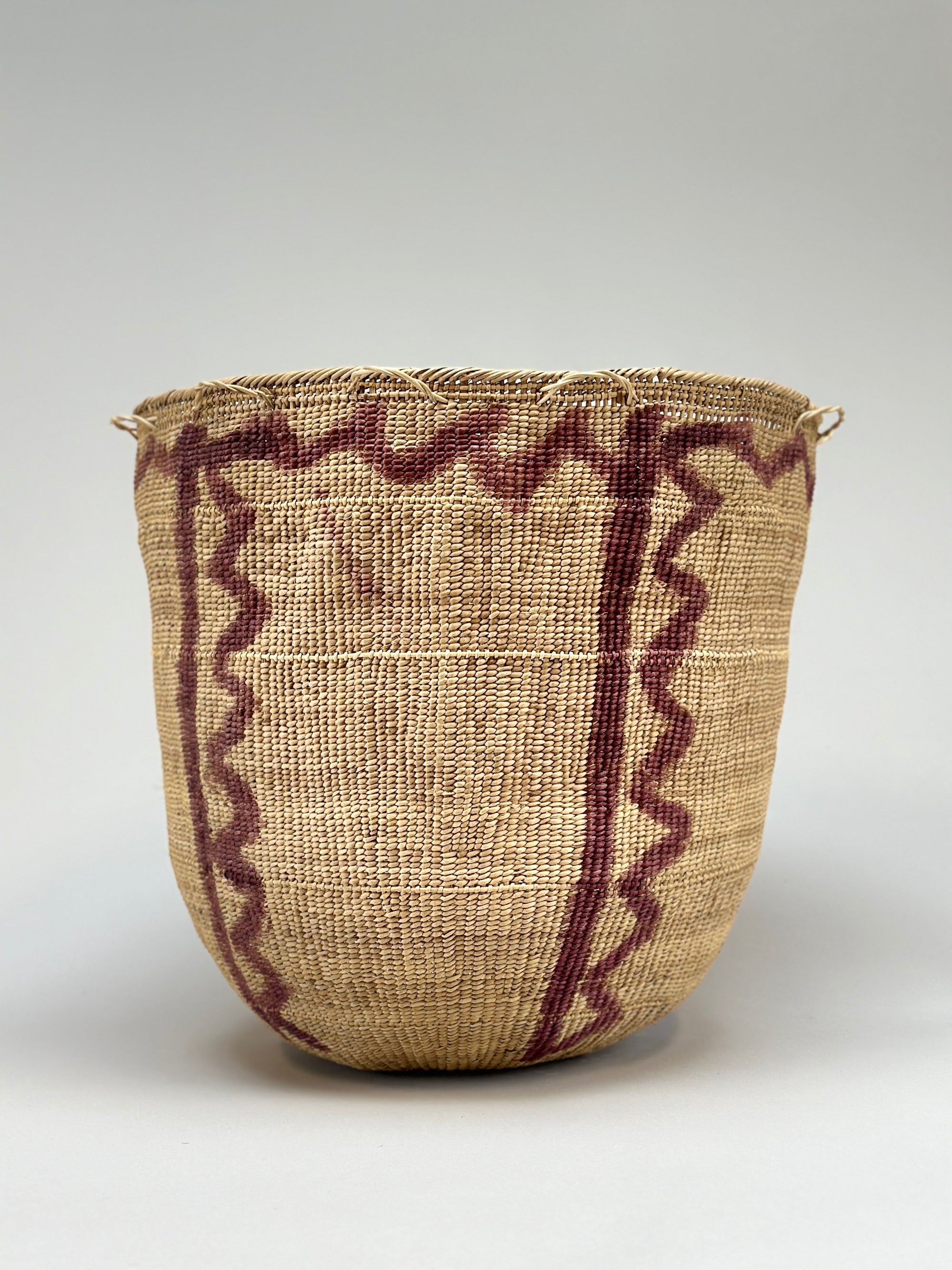 Wii Basket With Purple Graphism by Yanomami
