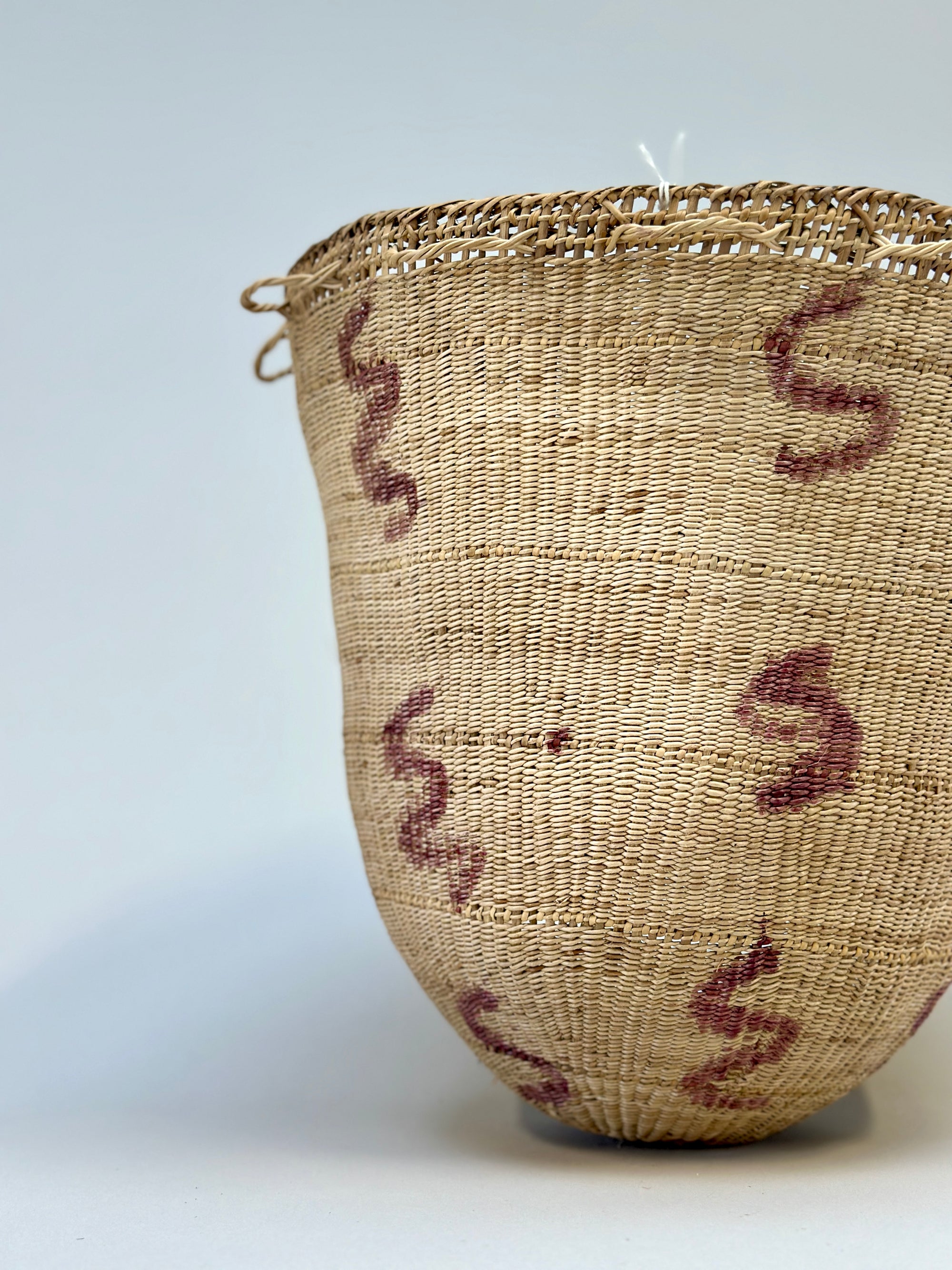 Wii Basket With Purple Graphism by Yanomami