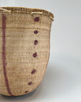 Wii Basket With Purple Graphism by Yanomami