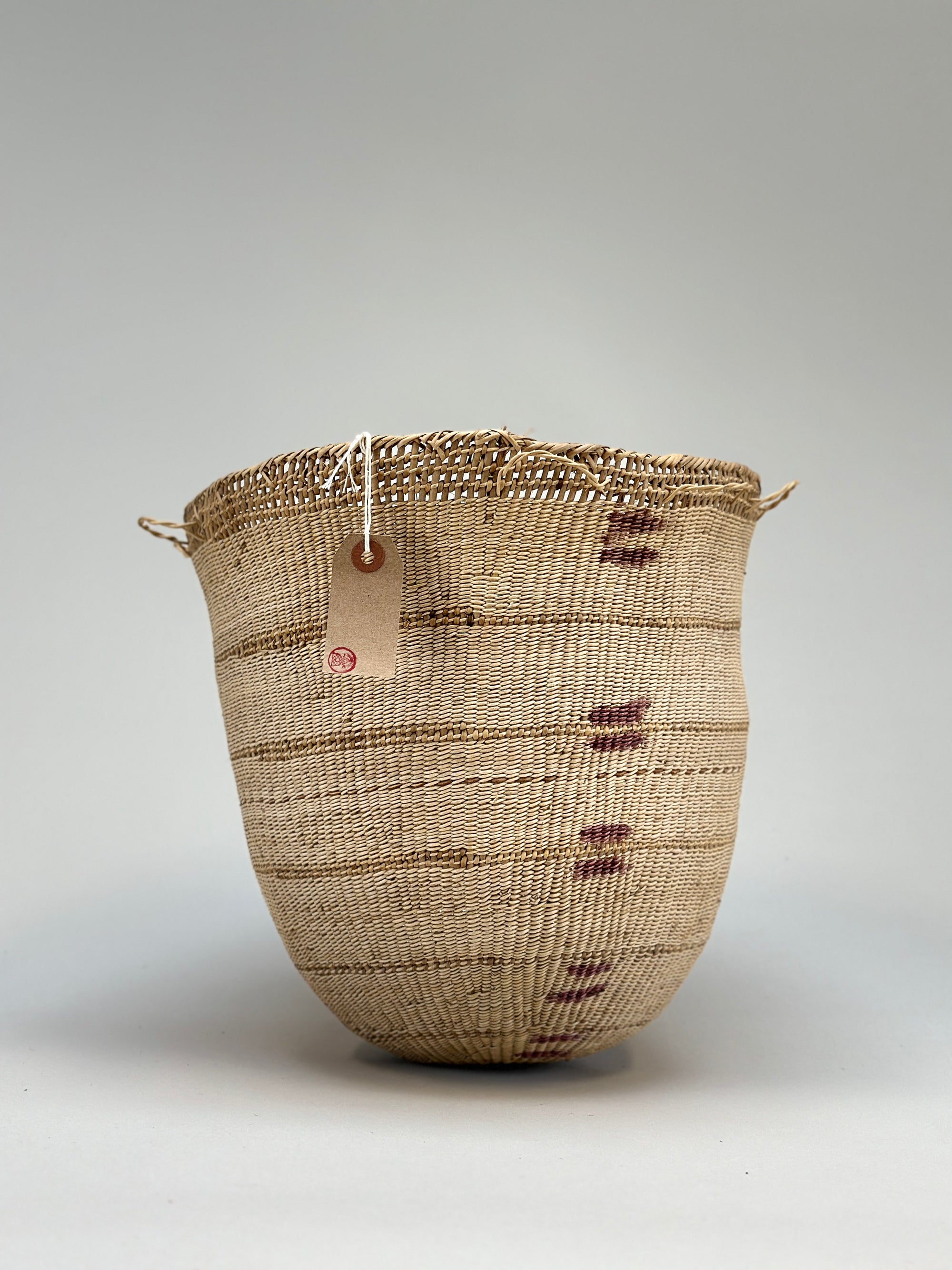 Wii Basket With Purple Graphism by Yanomami