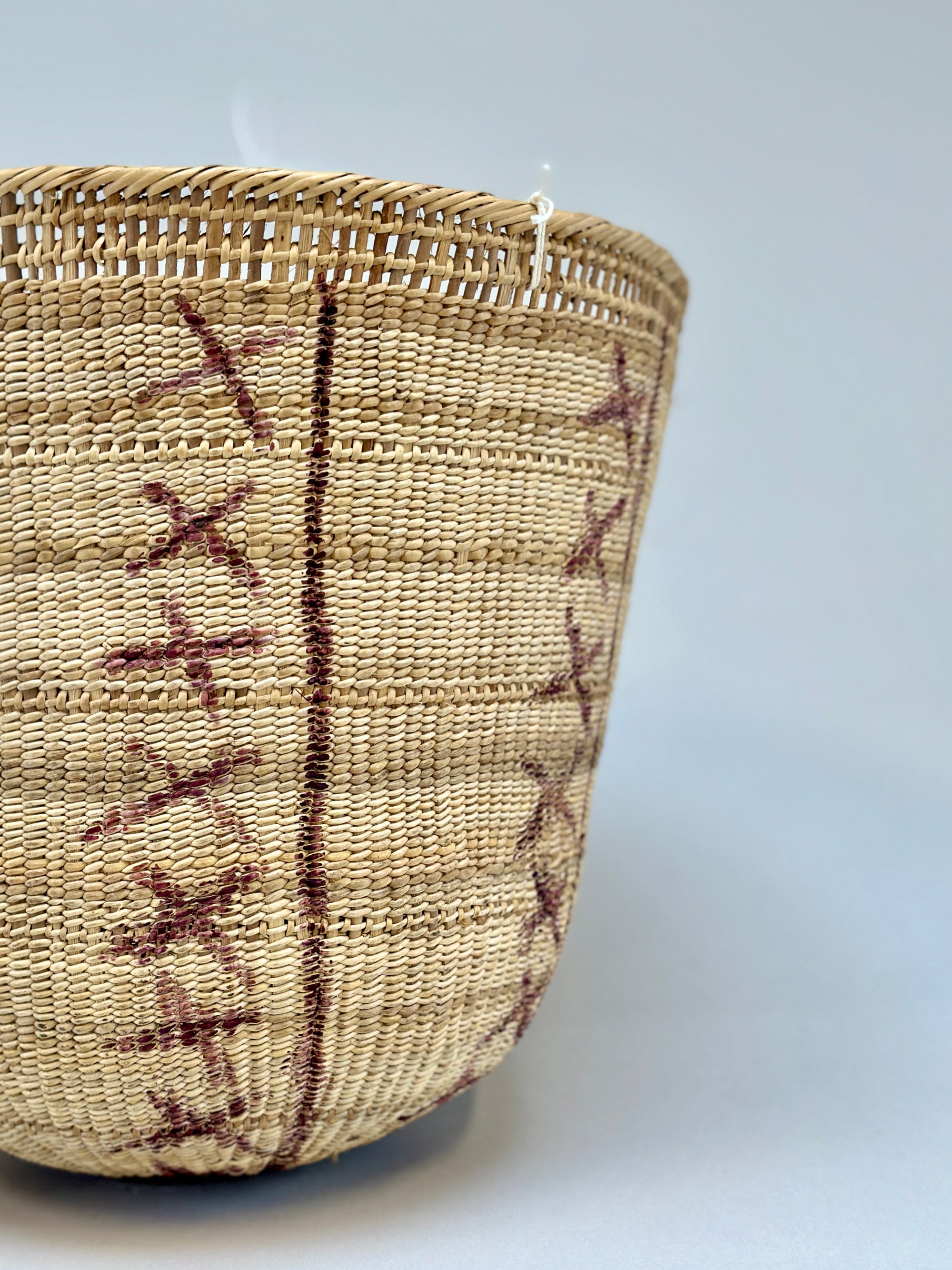Wii Basket With Purple Graphism by Yanomami
