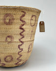 Wii Basket With Purple Graphism by Yanomami