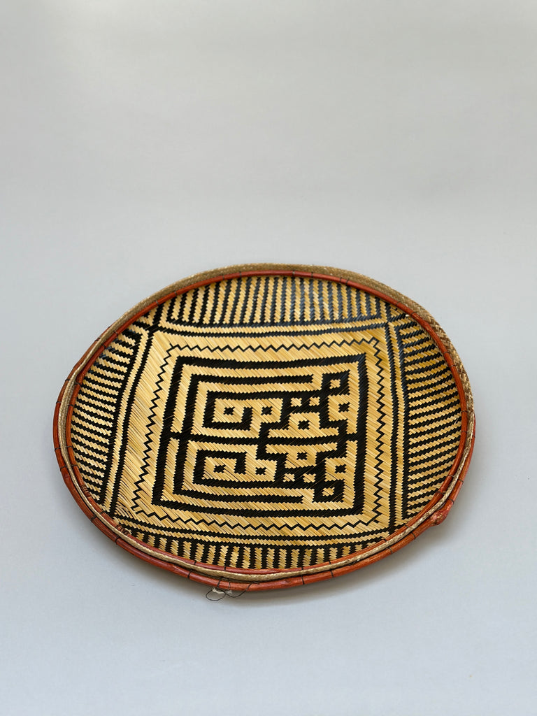 Traditional Flat Basket by Yekuana