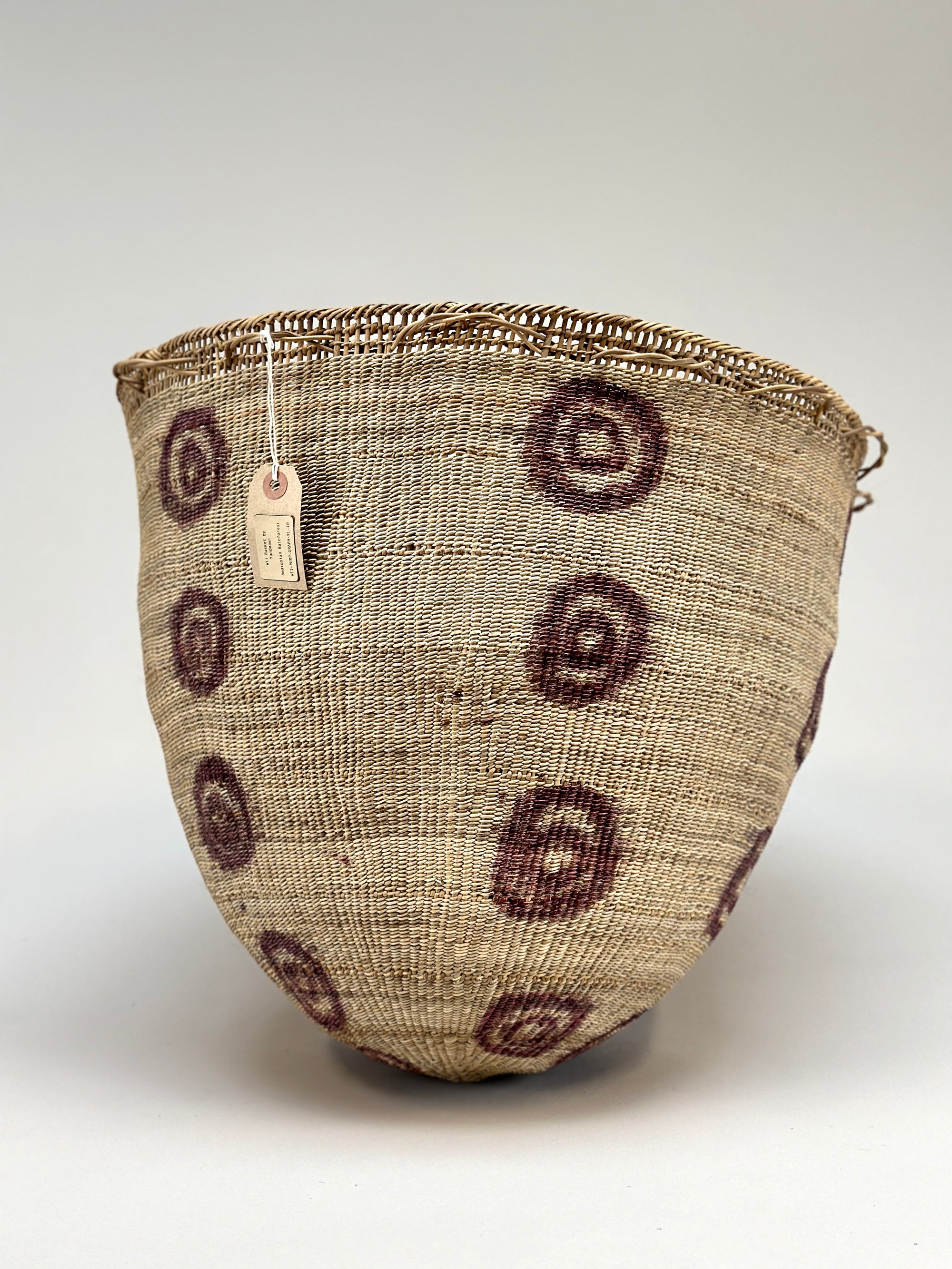 Wii Basket With Purple Graphism by Yanomami
