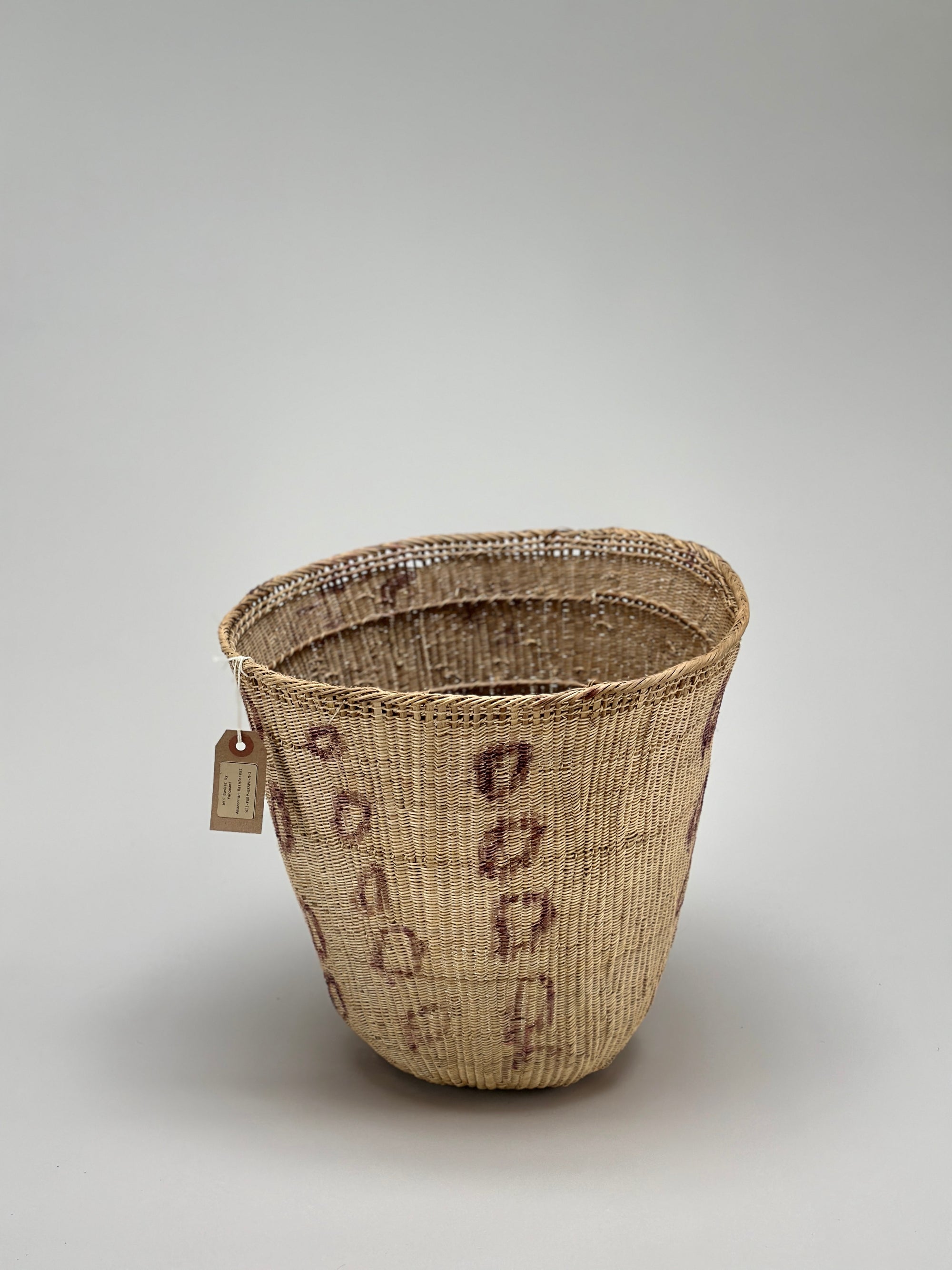 Wii Basket With Purple Graphism by Yanomami