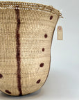Wii Basket With Purple Graphism by Yanomami