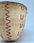 Wii Basket With Purple Graphism by Yanomami