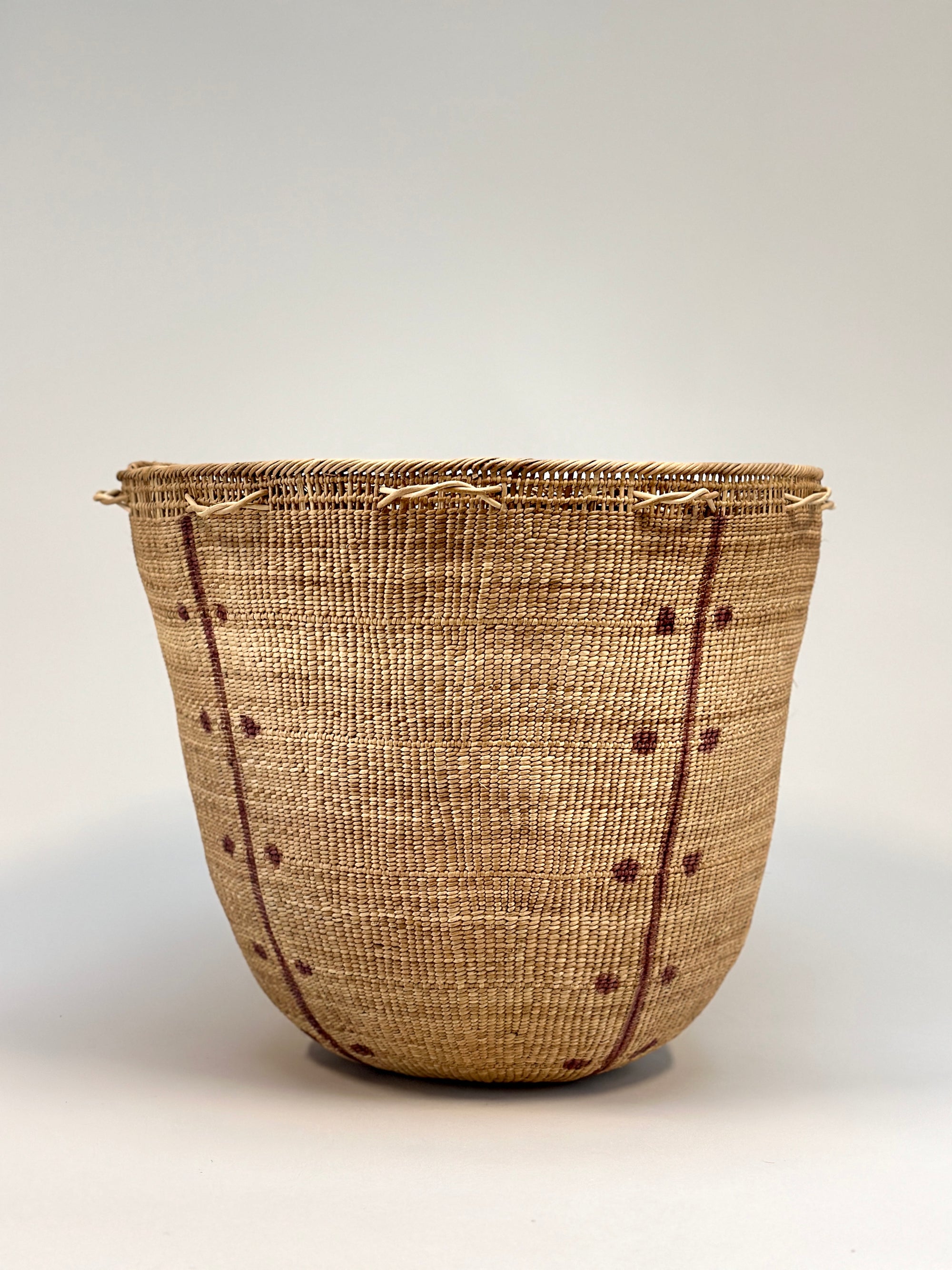 Wii Basket With Purple Graphism by Yanomami