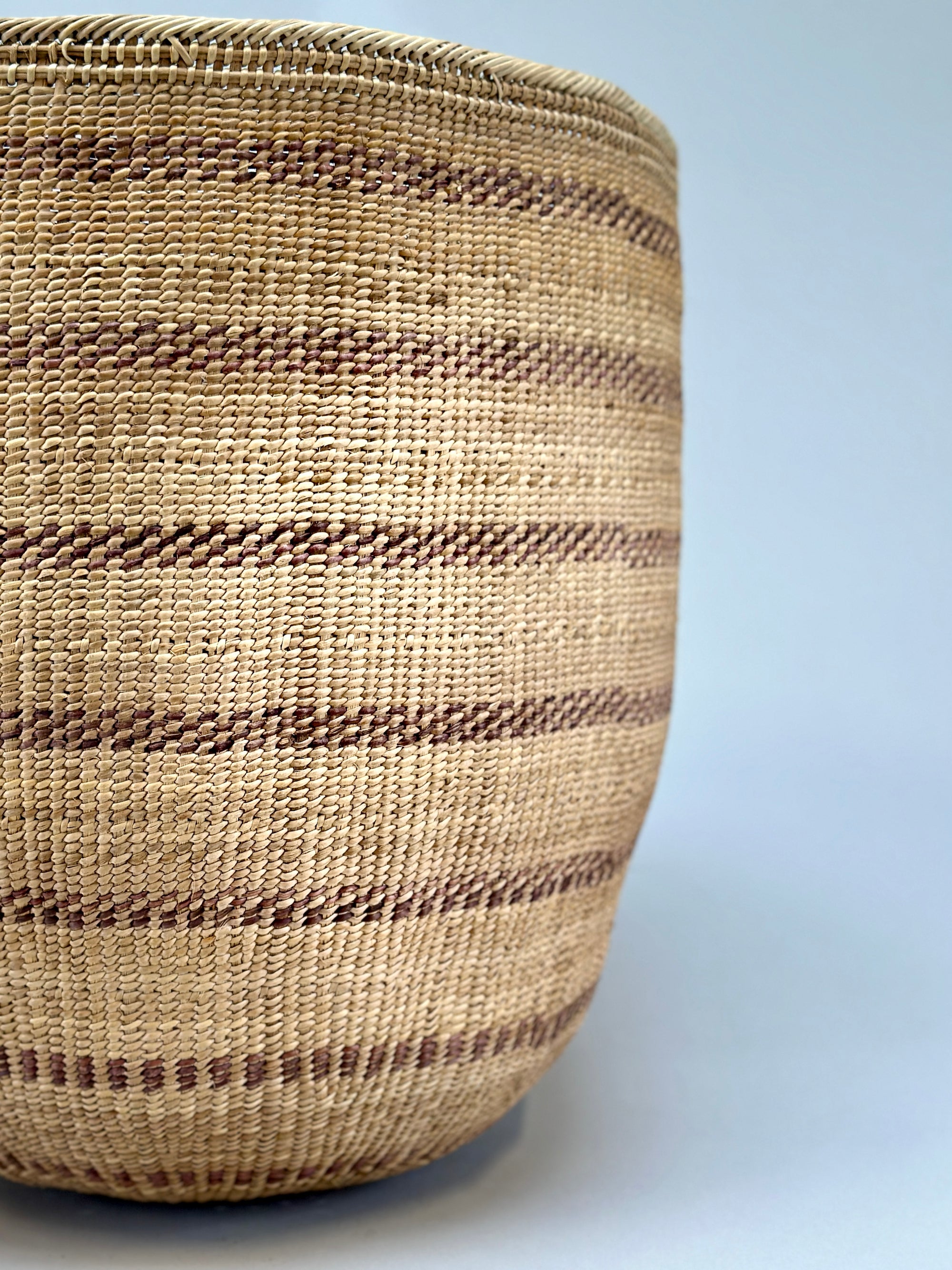 Wii Basket With Purple Graphism by Yanomami