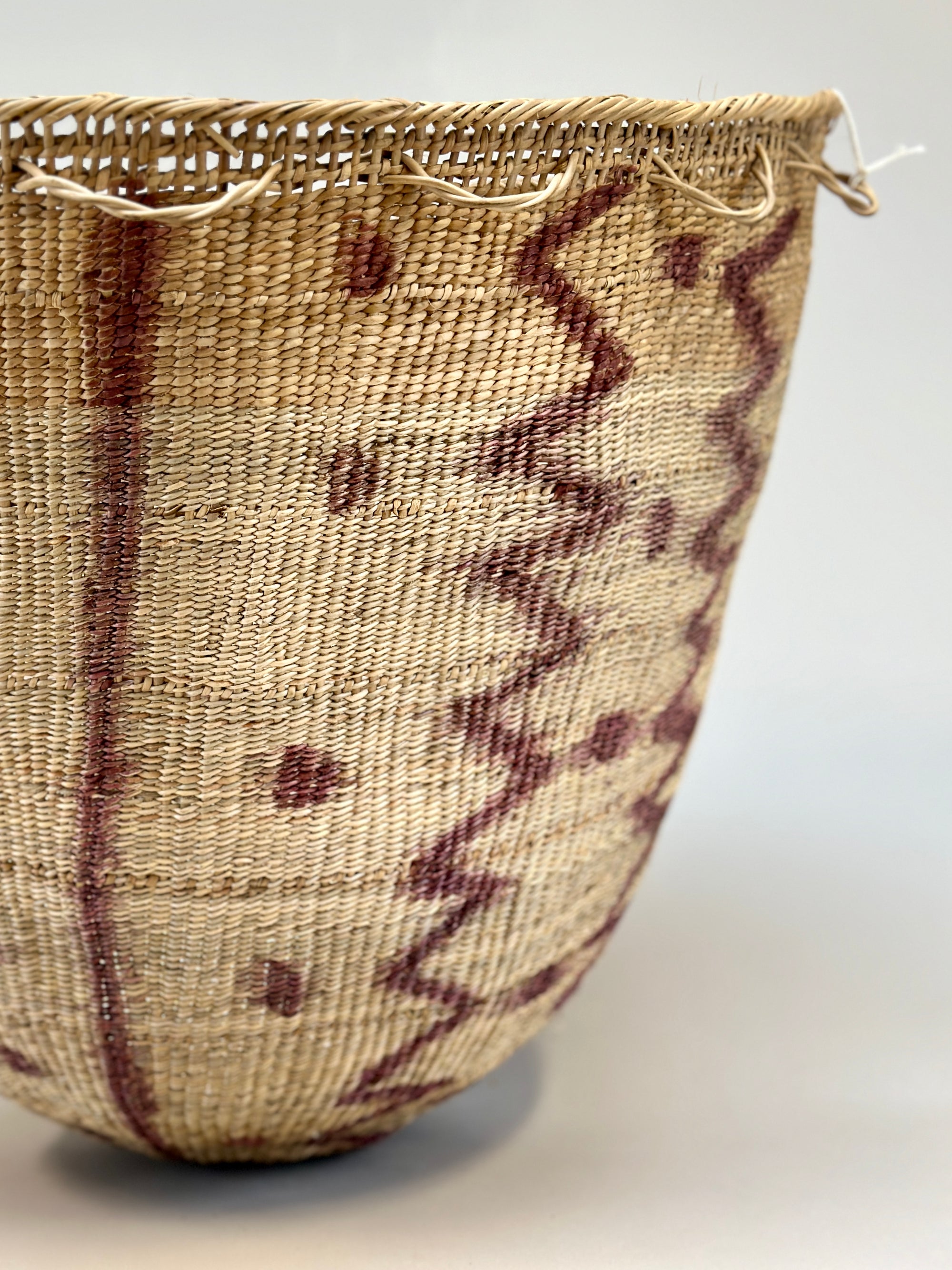 Wii Basket With Purple Graphism by Yanomami