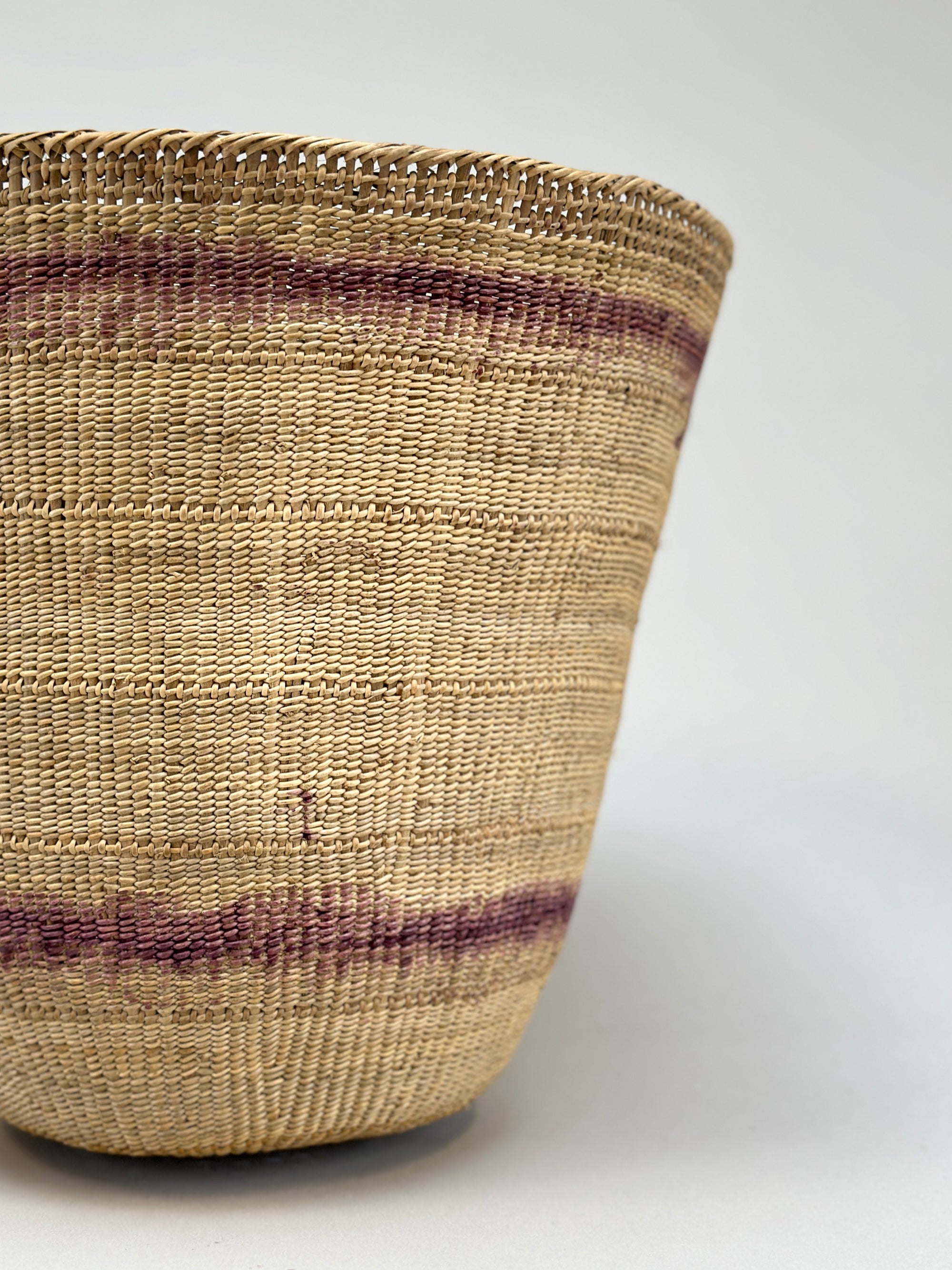 Wii Basket With Purple Graphism by Yanomami