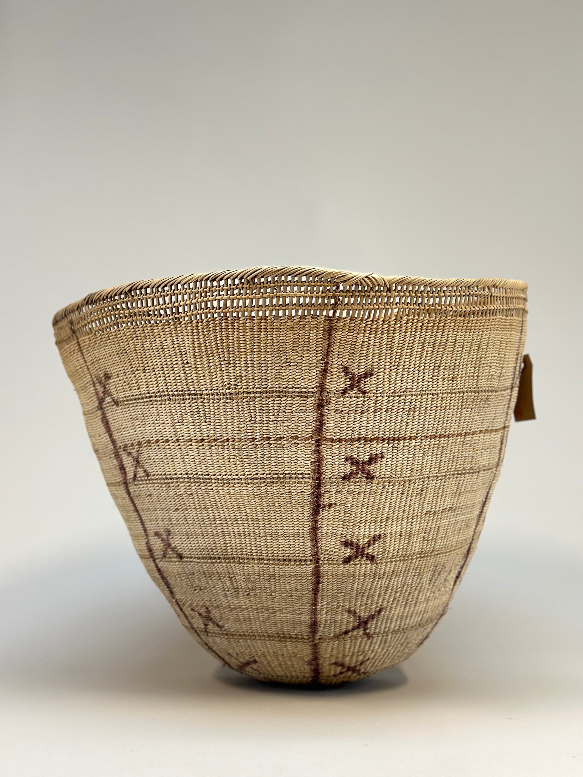 Wii Basket With Purple Graphism by Yanomami
