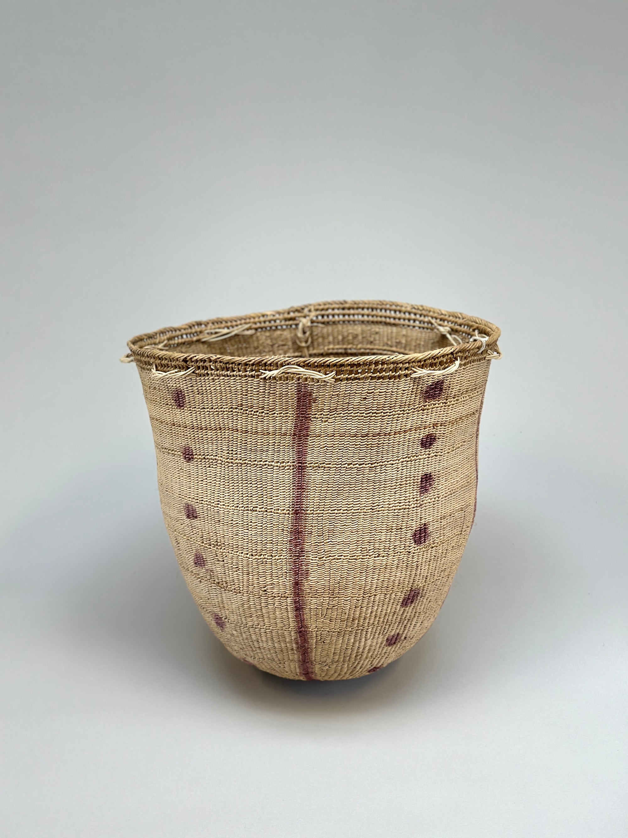Wii Basket With Purple Graphism by Yanomami