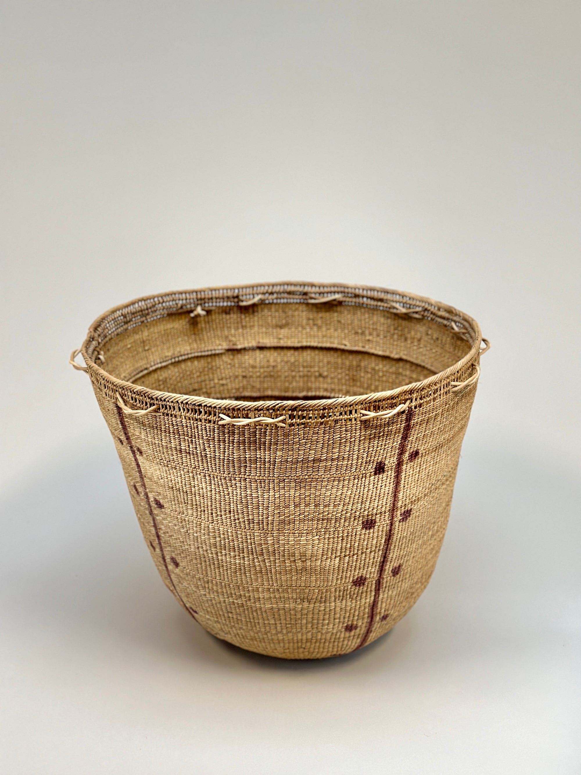 Wii Basket With Purple Graphism by Yanomami