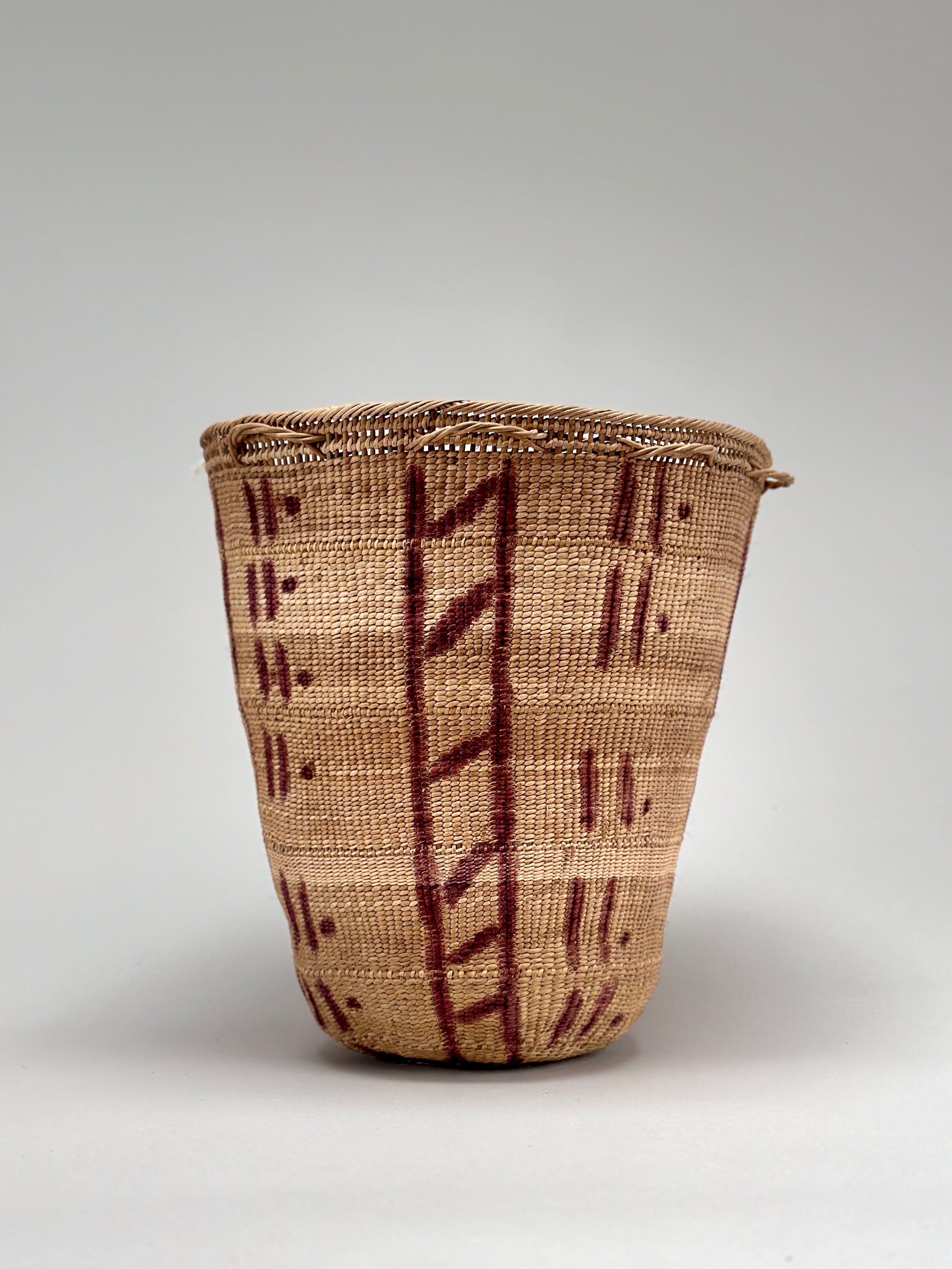 Wii Basket With Purple Graphism by Yanomami