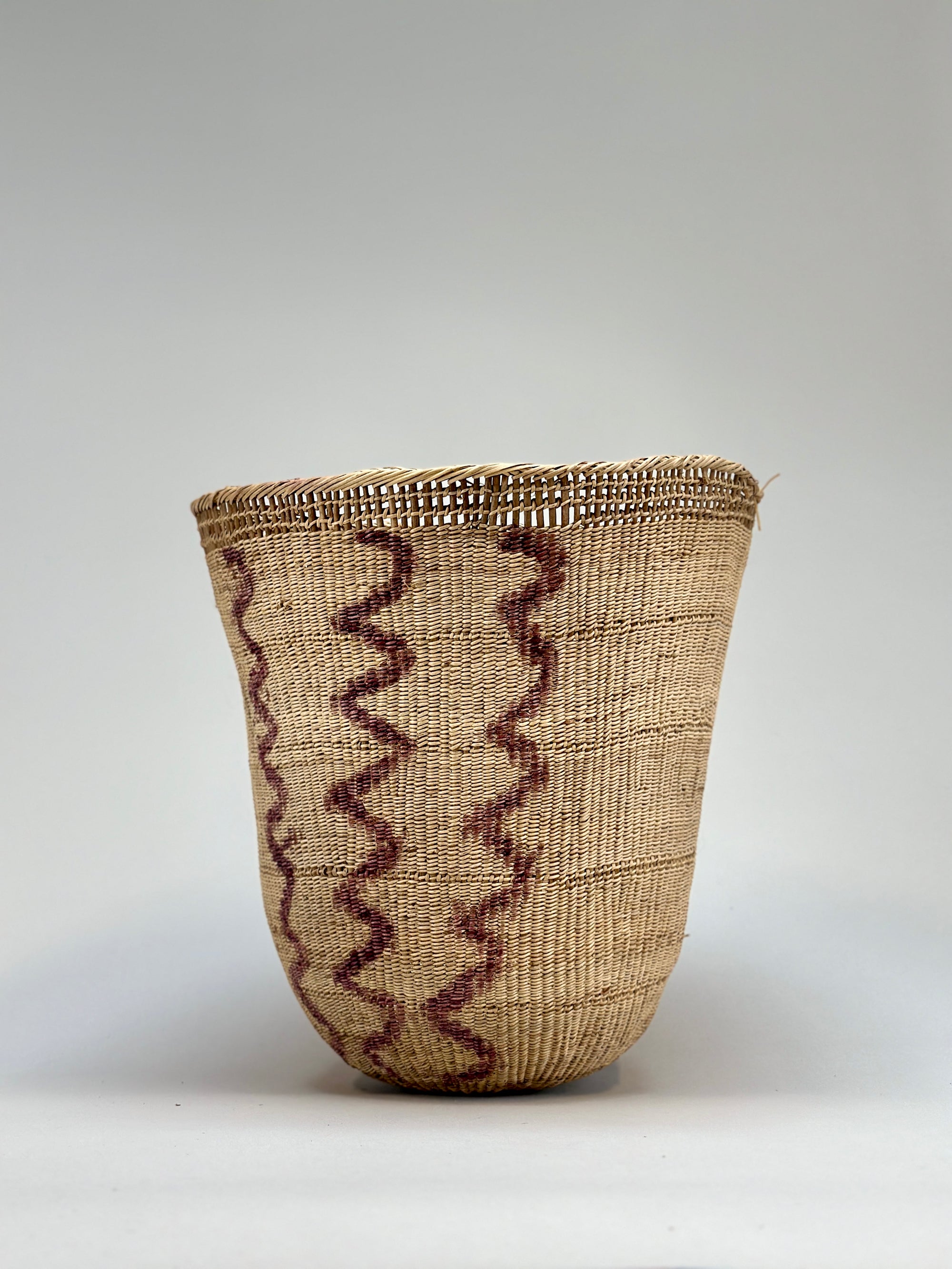 Wii Basket With Purple Graphism by Yanomami