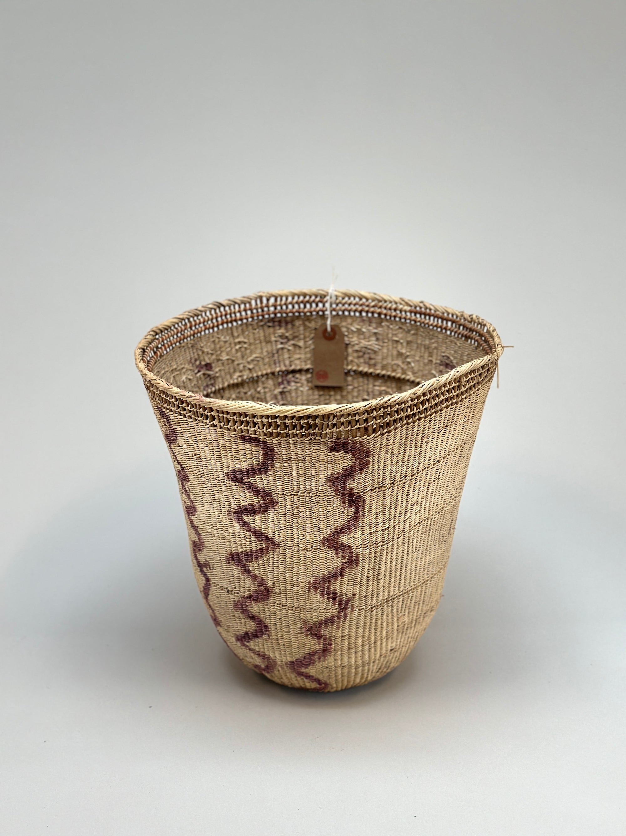 Wii Basket With Purple Graphism by Yanomami