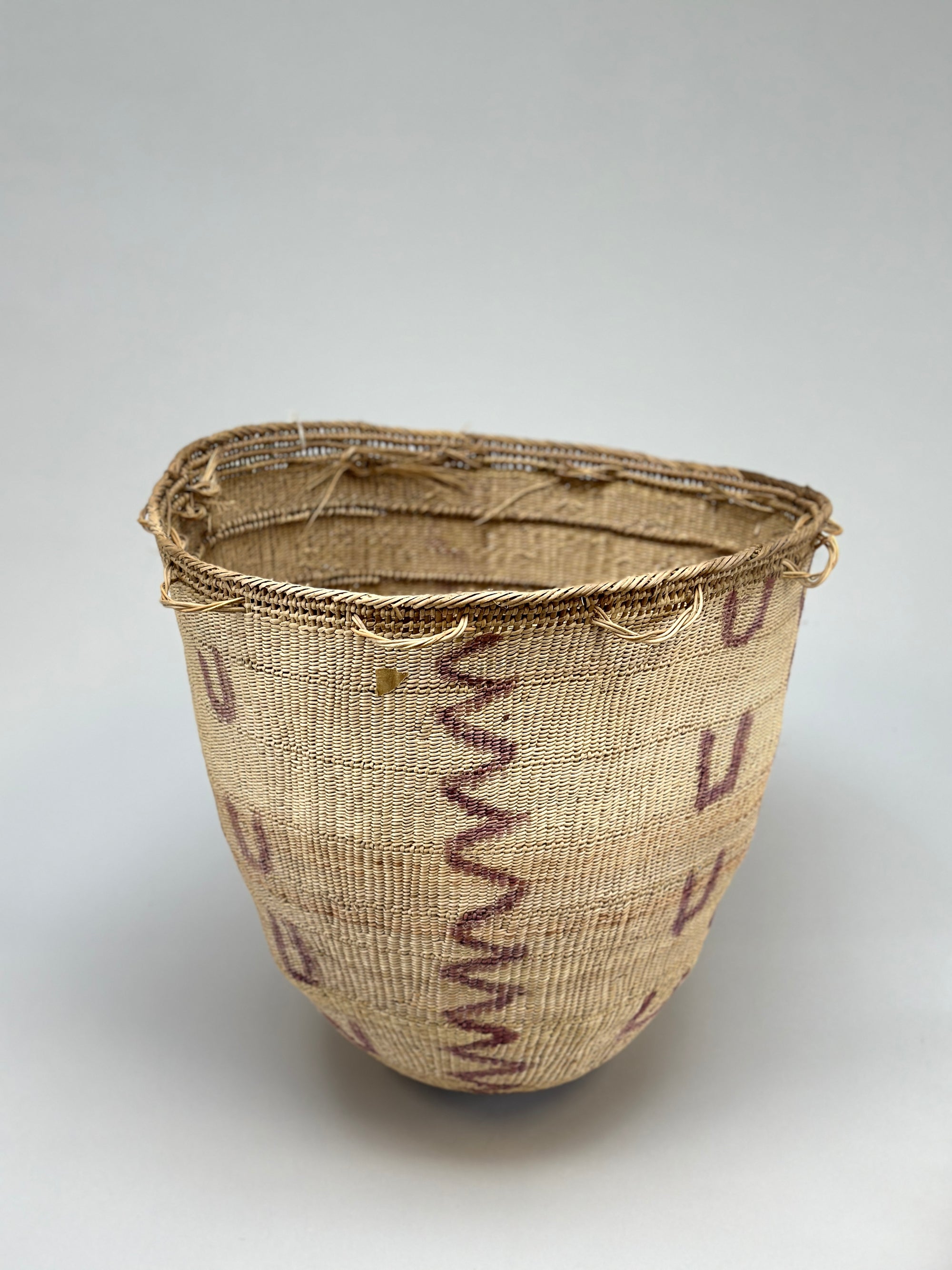 Wii Basket With Purple Graphism by Yanomami