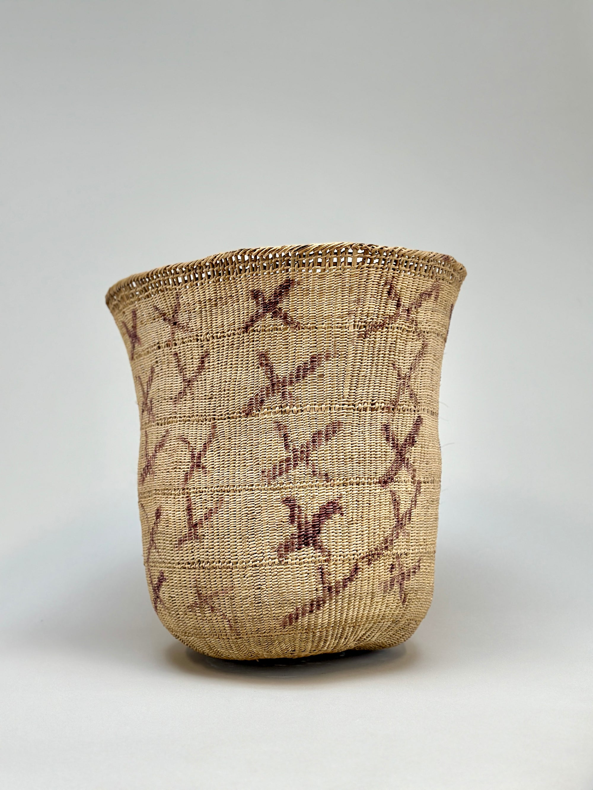 Wii Basket With Purple Graphism by Yanomami
