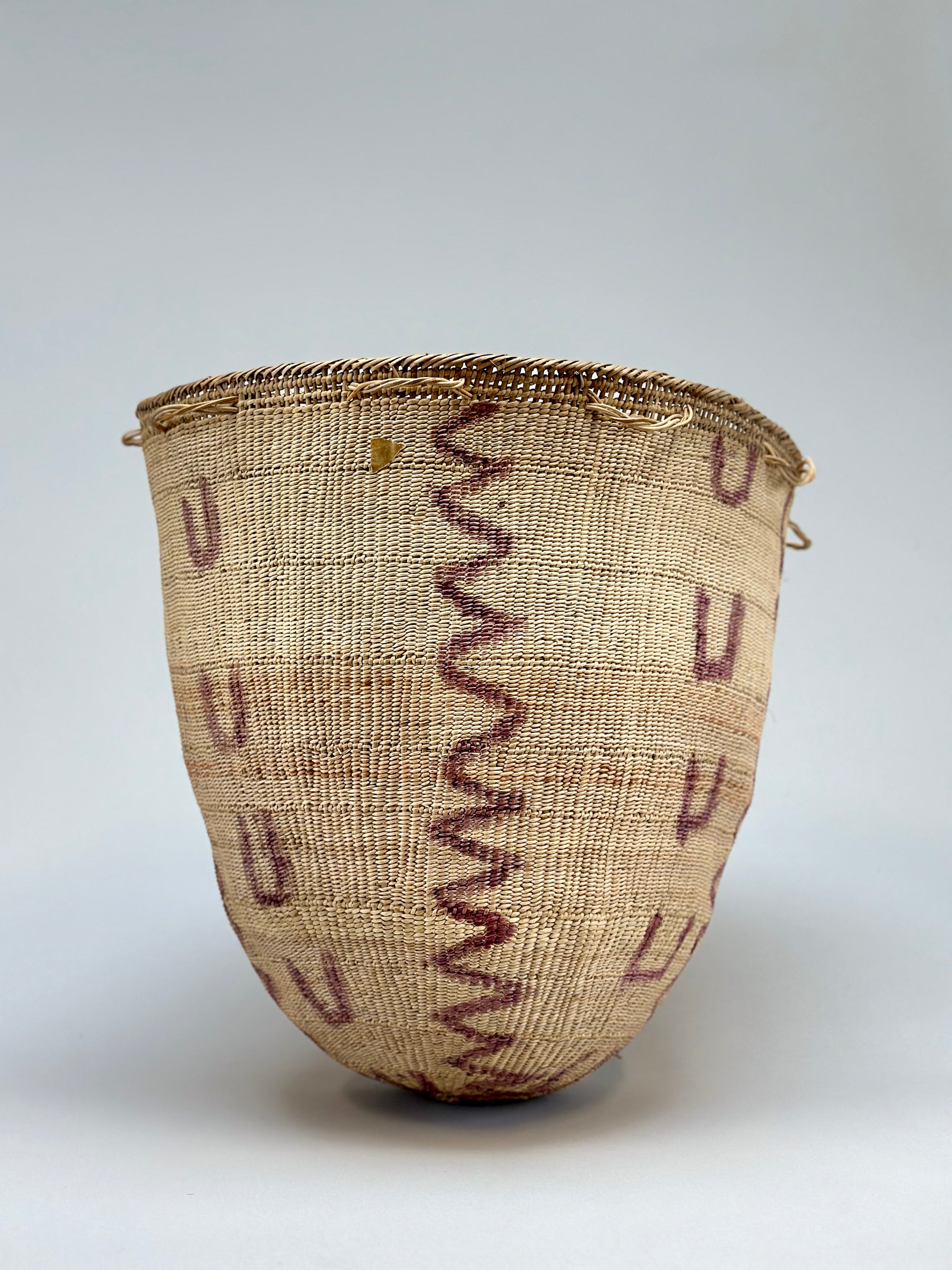 Wii Basket With Purple Graphism by Yanomami