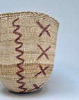 Wii Basket With Purple Graphism by Yanomami