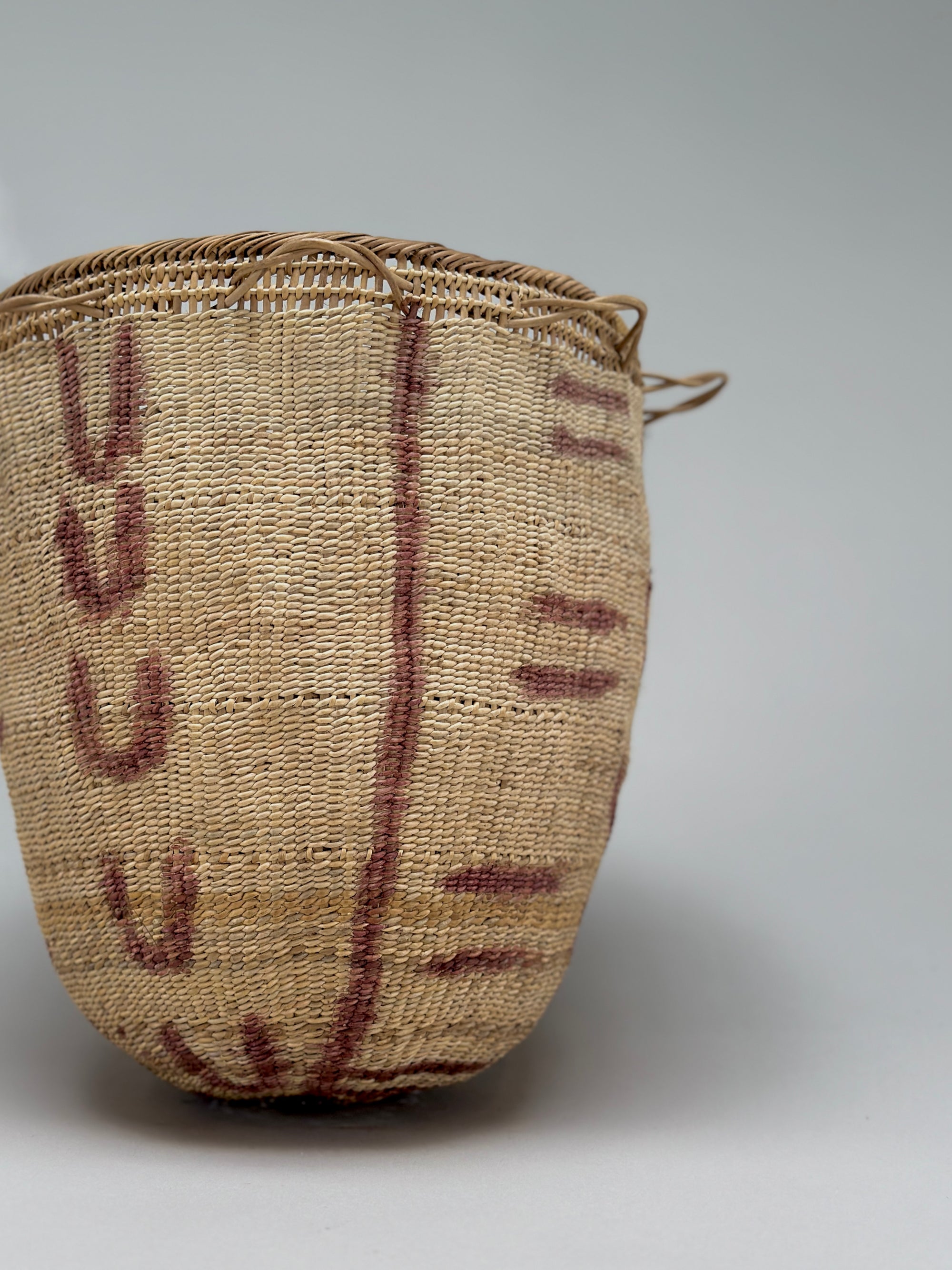 Wii Basket With Purple Graphism by Yanomami
