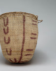 Wii Basket With Purple Graphism by Yanomami