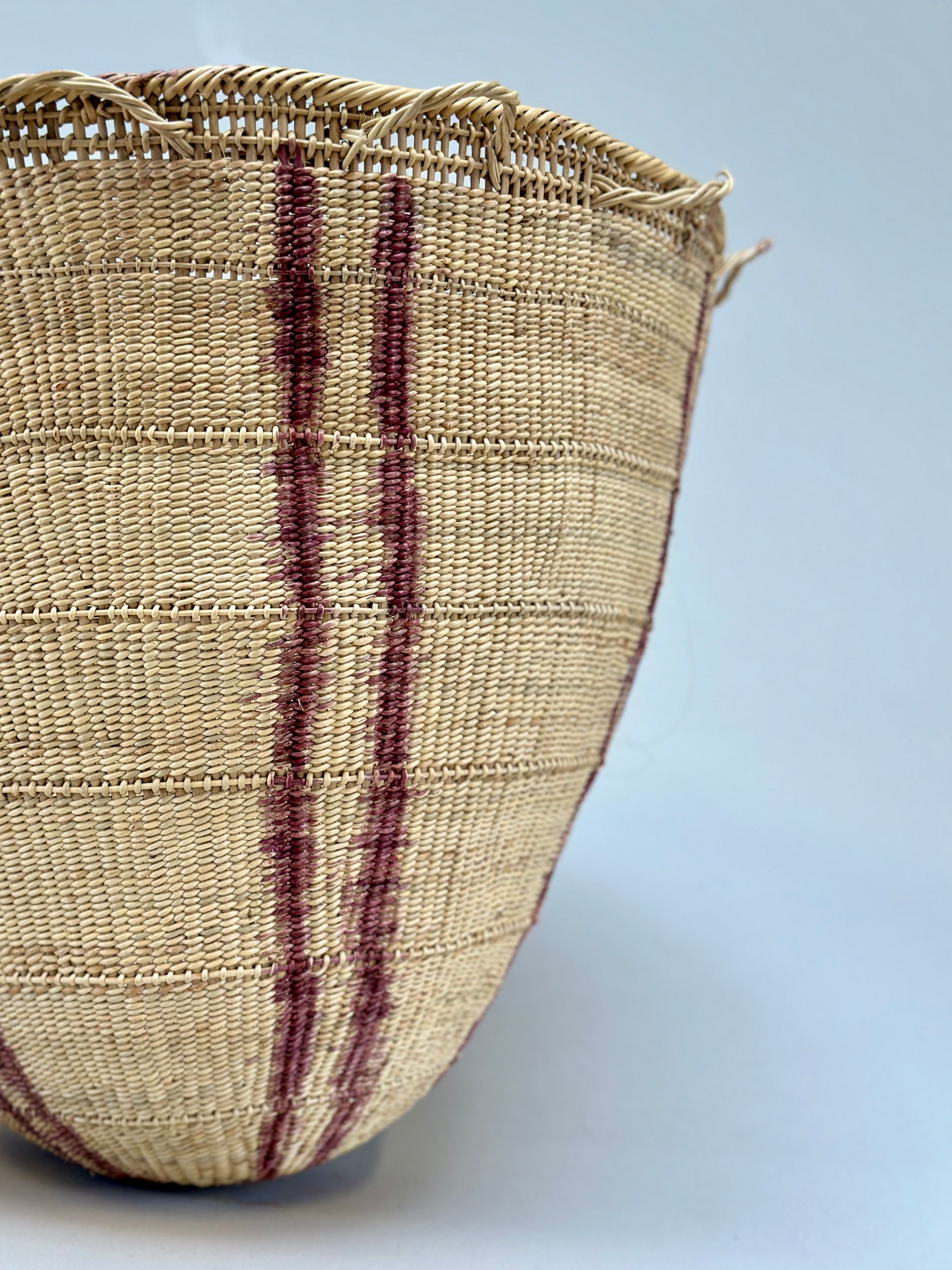 Wii Basket With Purple Graphism by Yanomami