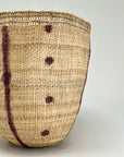 Wii Basket With Purple Graphism by Yanomami