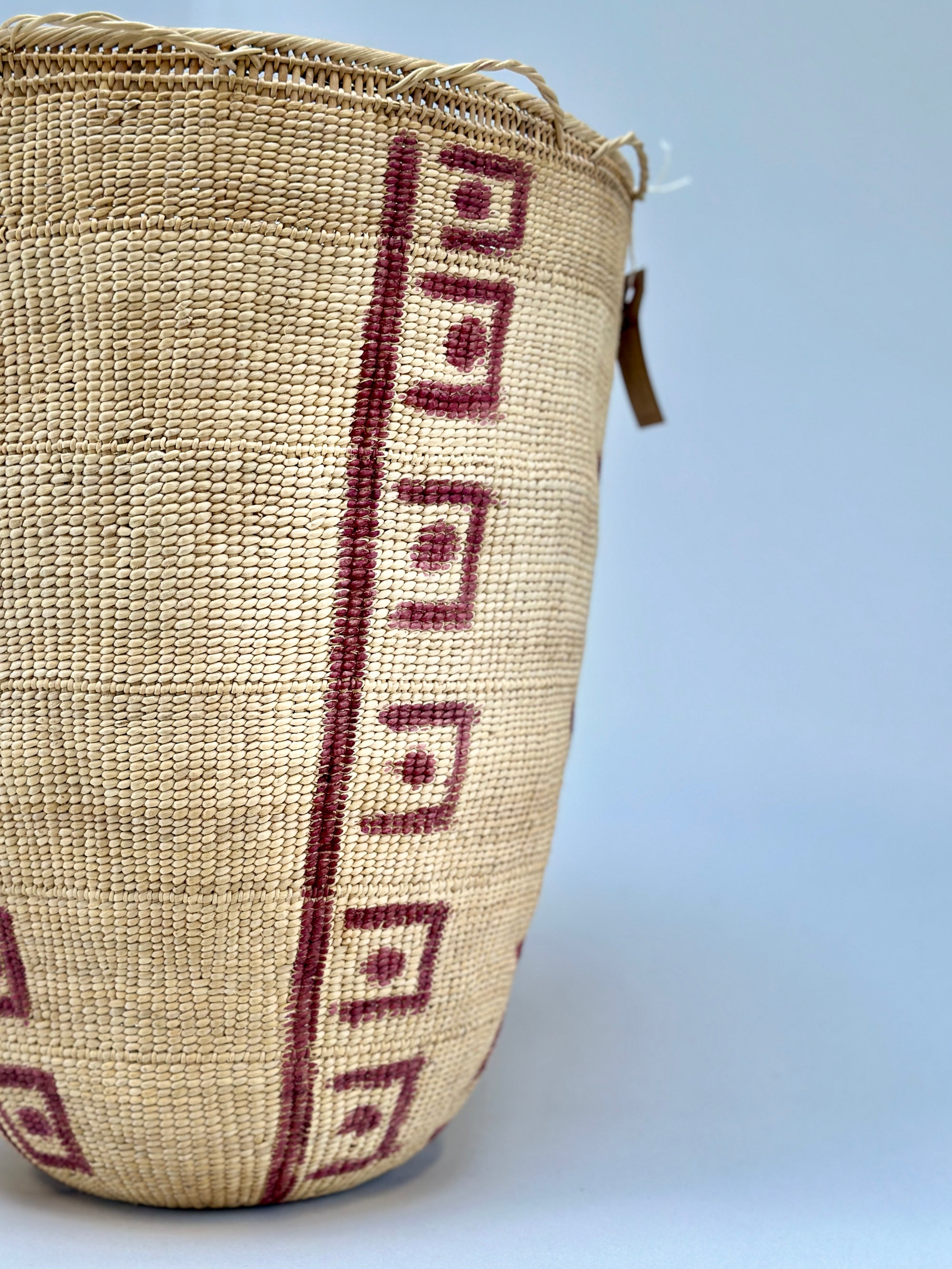 Wii Basket With Purple Graphism by Yanomami