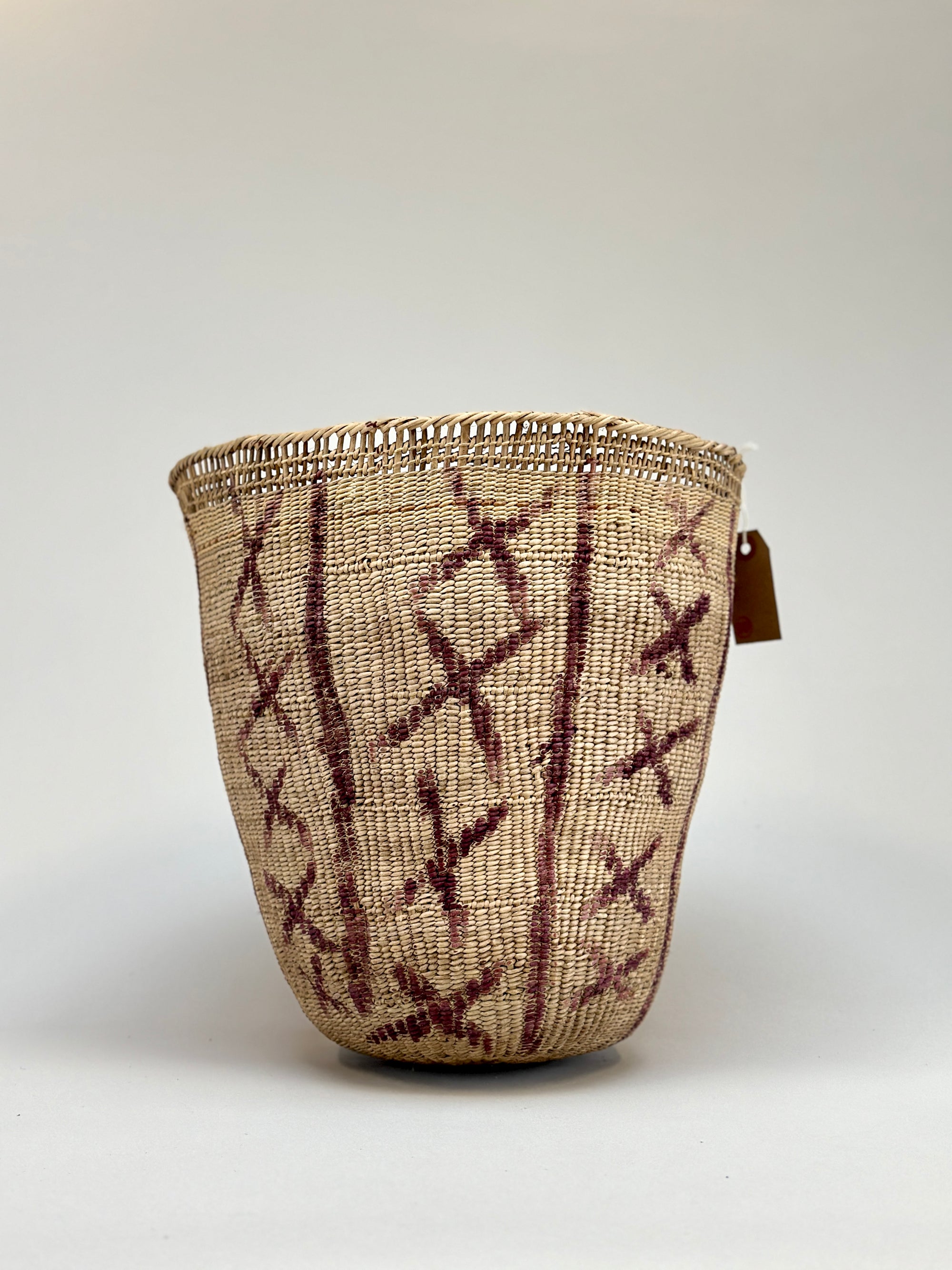 Wii Basket With Purple Graphism by Yanomami