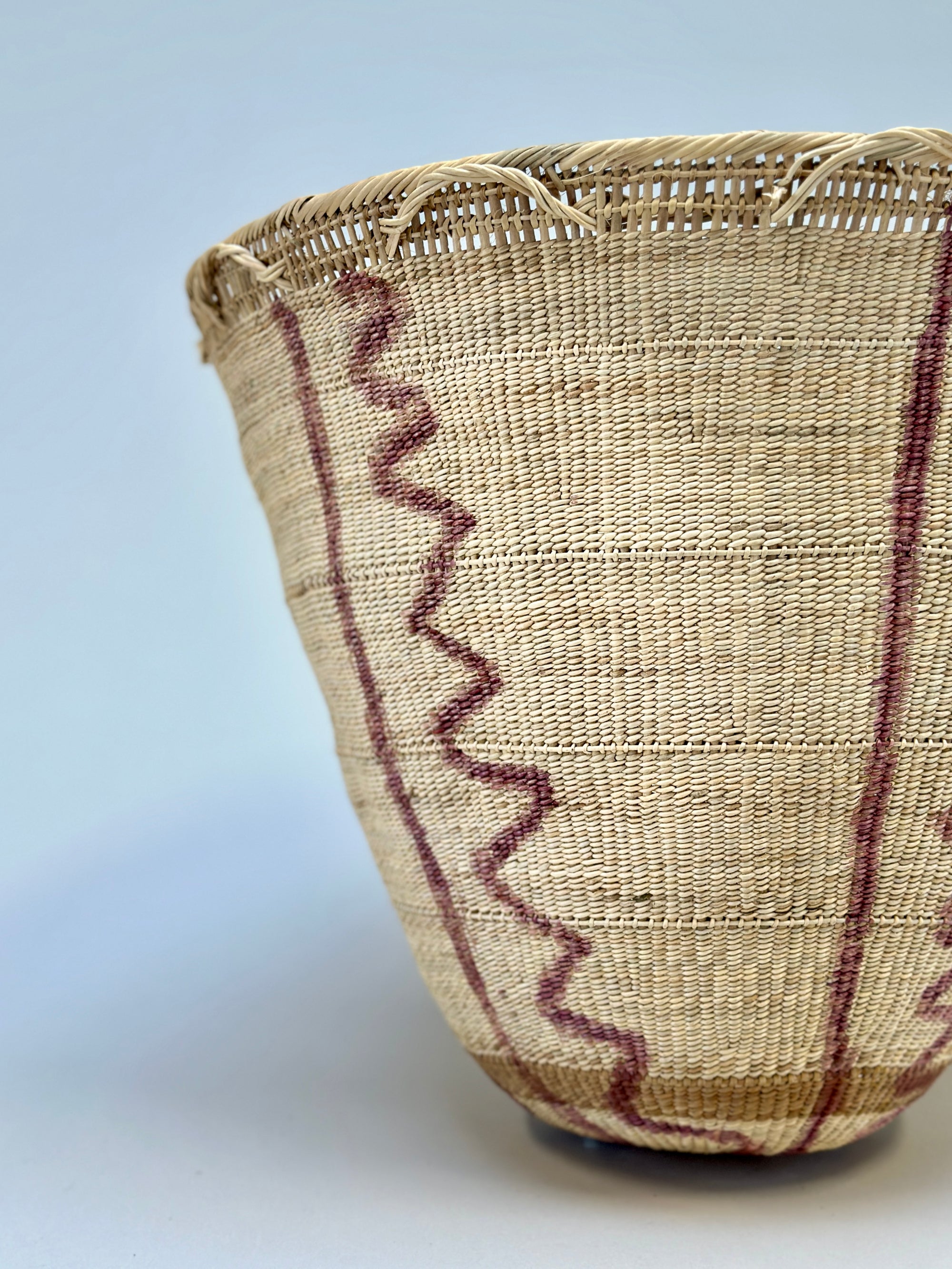 Wii Basket With Purple Graphism by Yanomami