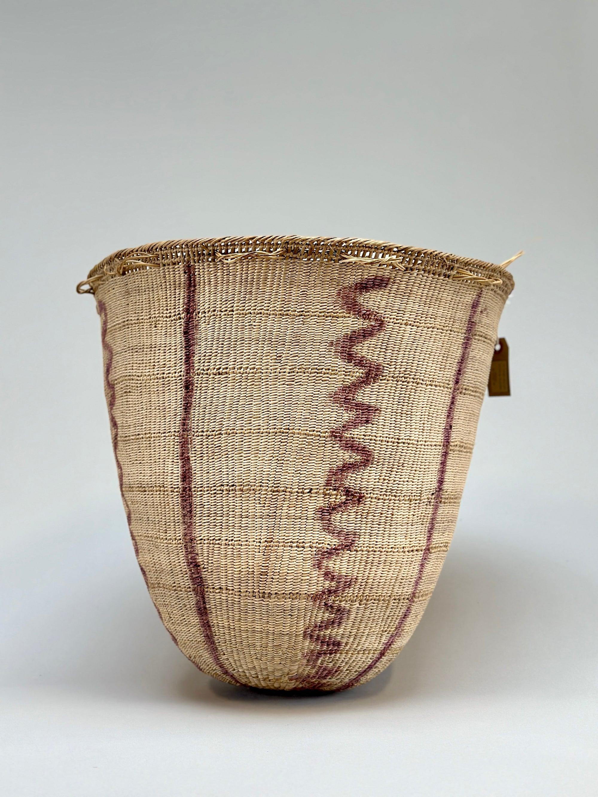 Wii Basket With Purple Graphism by Yanomami