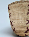 Wii Basket With Purple Graphism by Yanomami