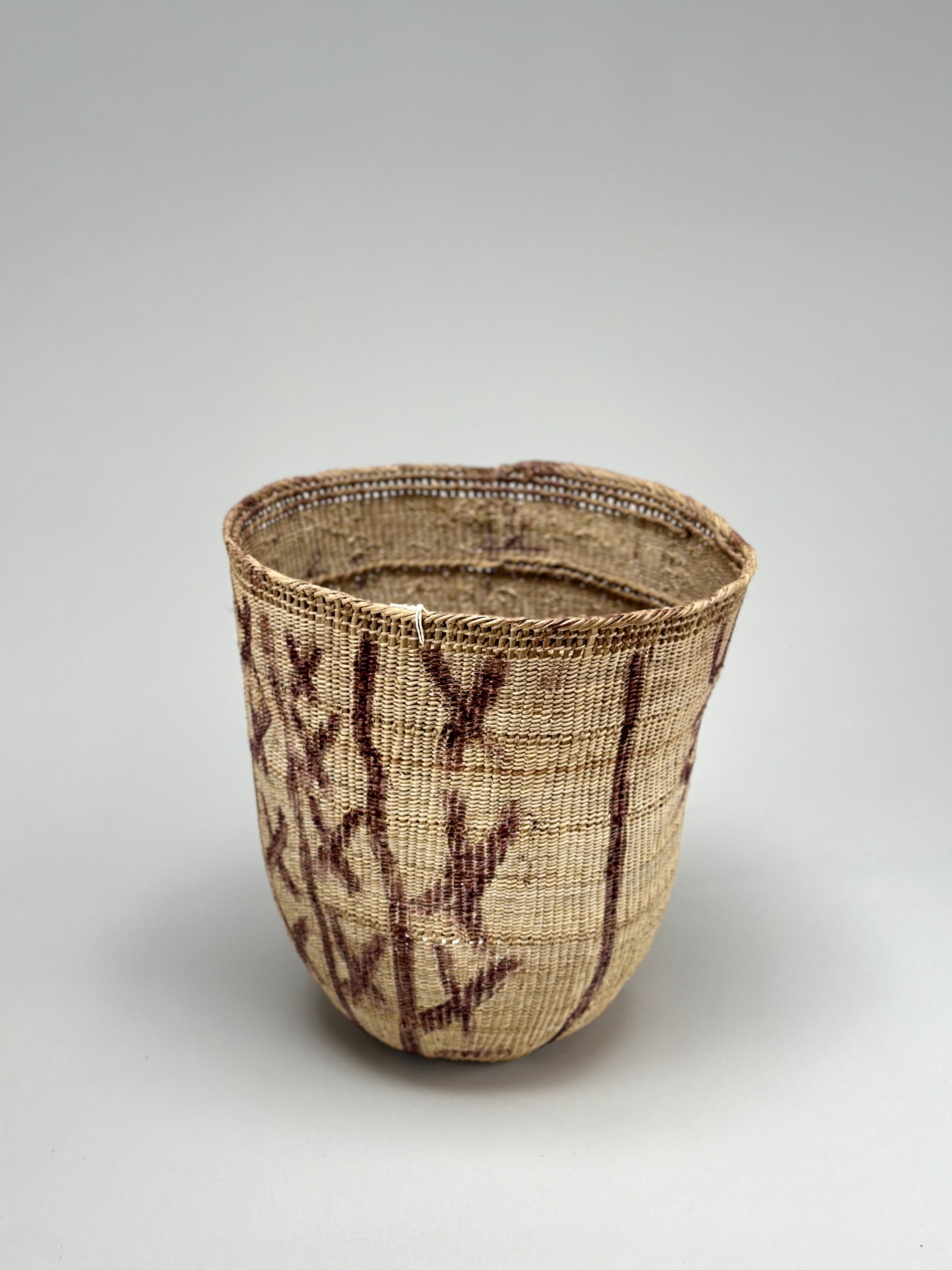 Wii Basket With Purple Graphism by Yanomami