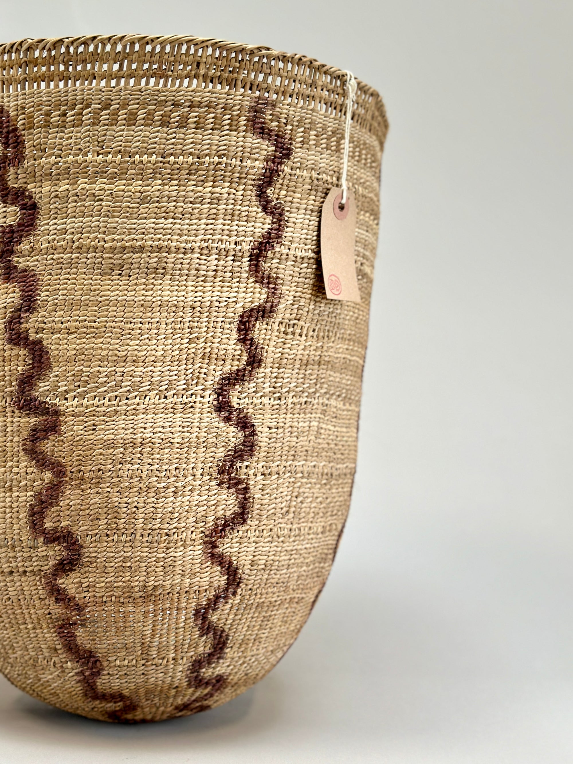 Wii Basket With Purple Graphism by Yanomami