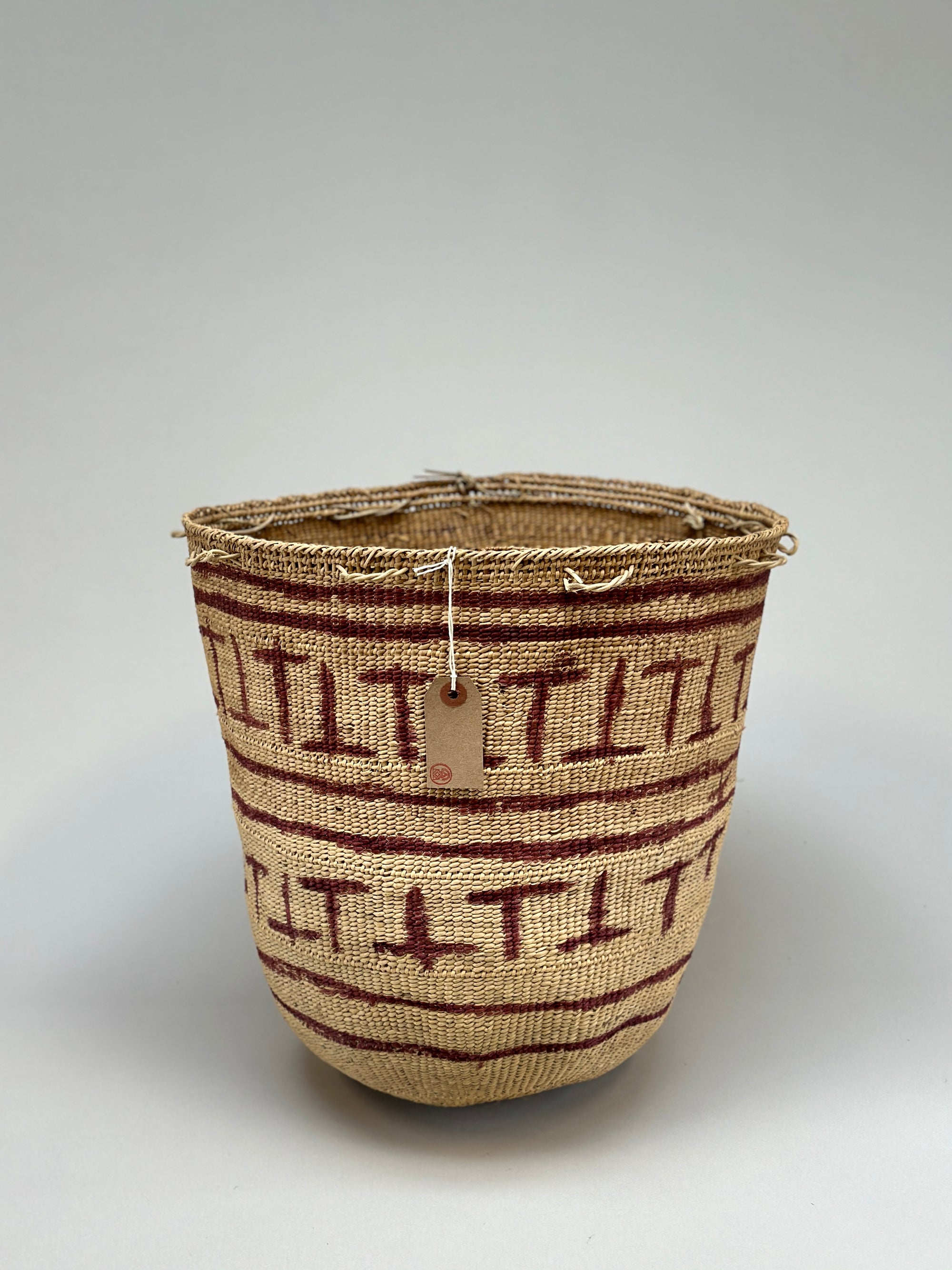 Wii Basket With Purple Graphism by Yanomami