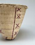 Wii Basket With Purple Graphism by Yanomami