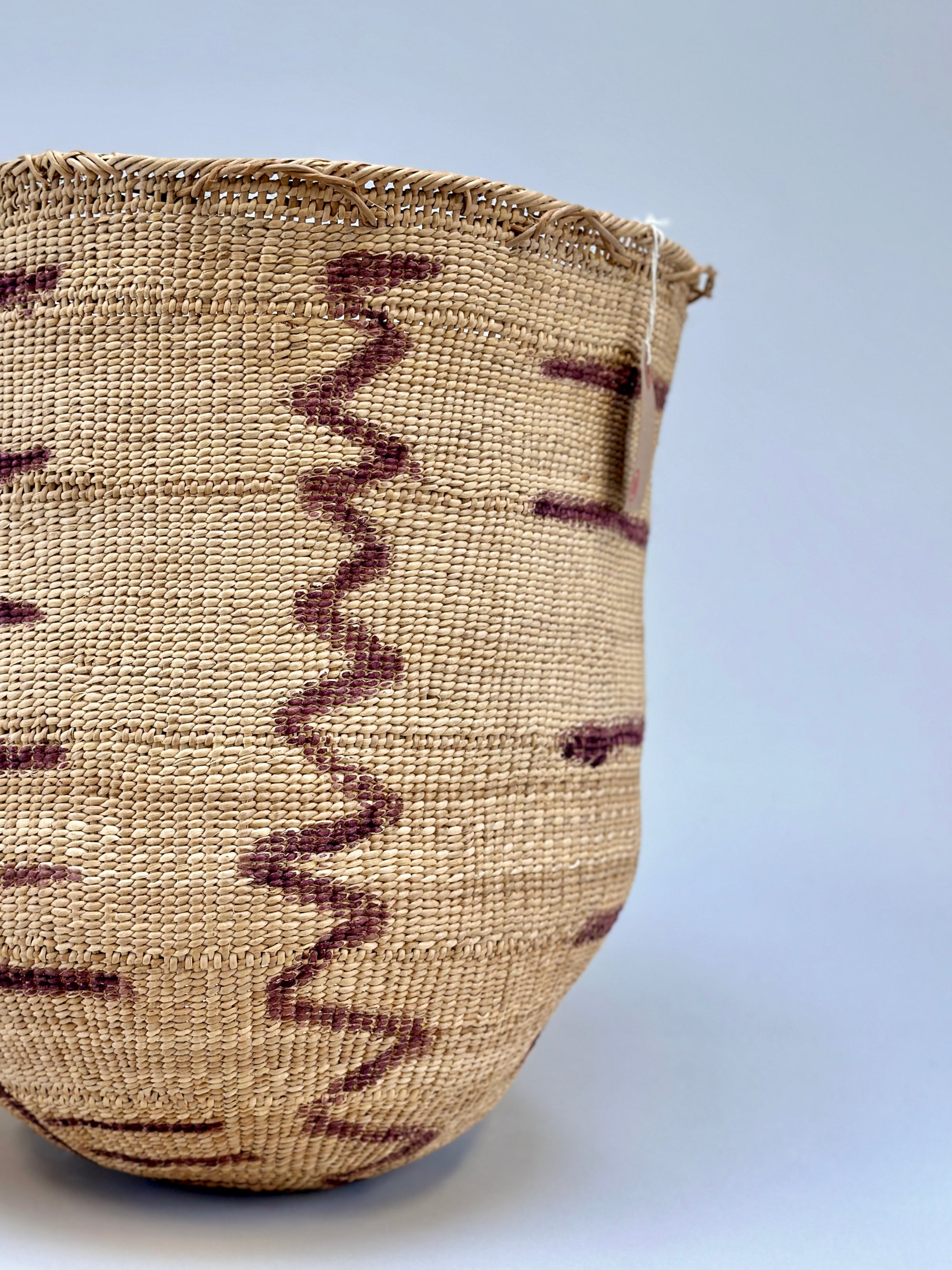 Wii Basket With Purple Graphism by Yanomami
