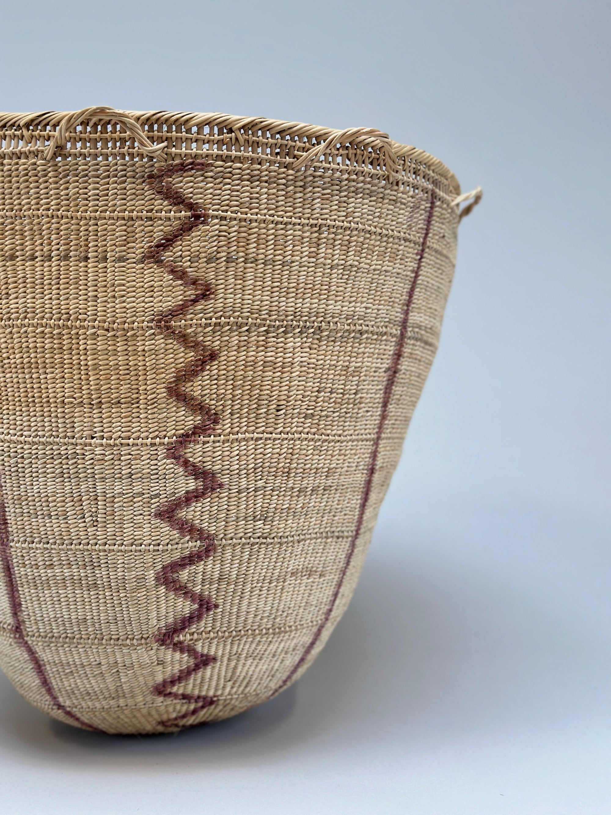 Wii Basket With Purple Graphism by Yanomami