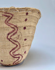Wii Basket With Purple Graphism by Yanomami